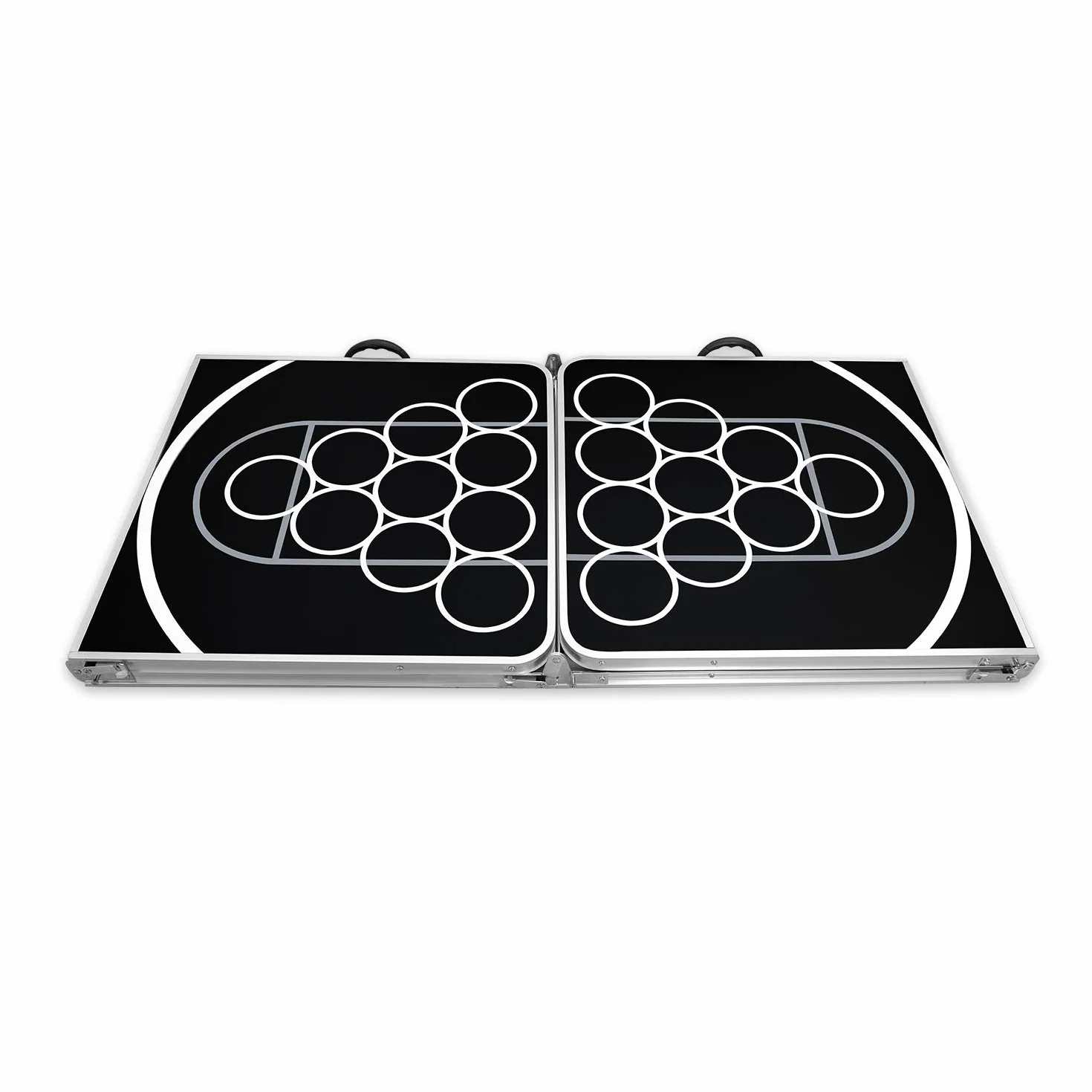 FIVMEN Beer Pong - Set di 100 tazze e 5 palline per giochi di bere, giochi di festa, giochi di lancio e giochi classici