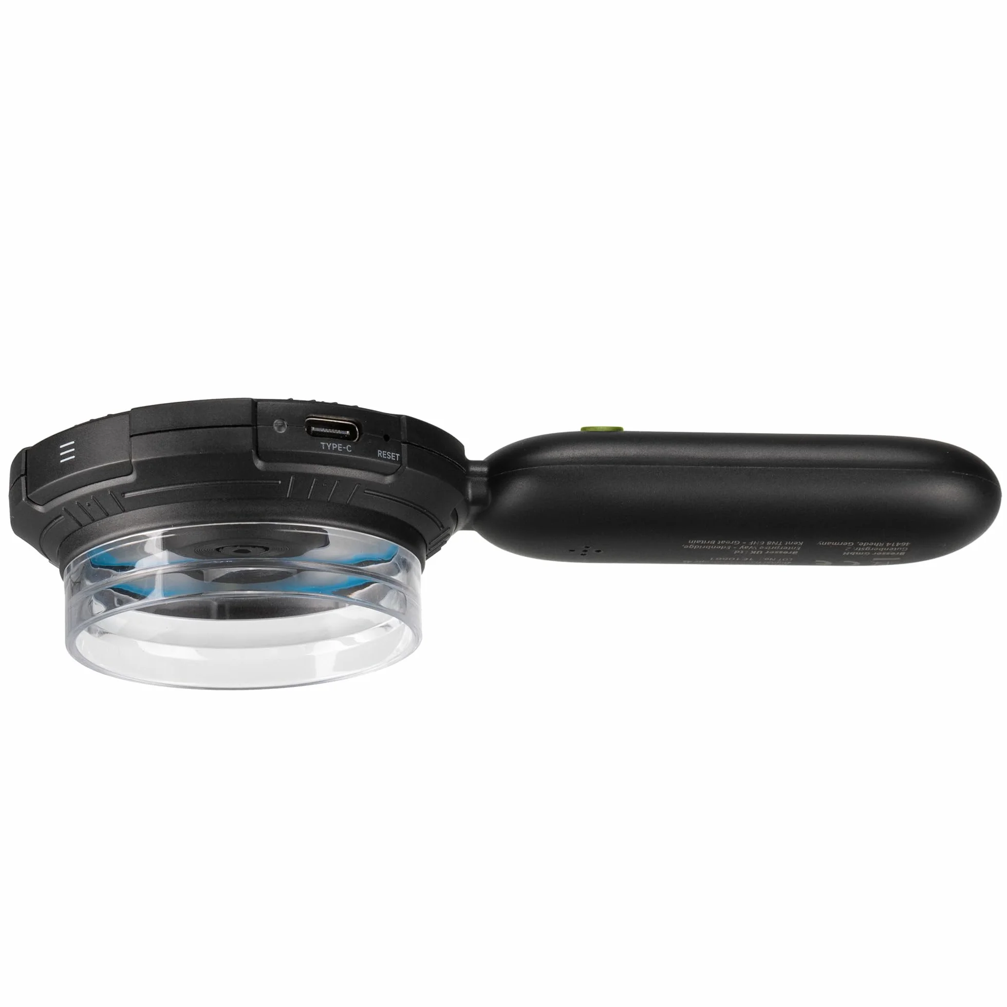 Bresser Microscopio digitale manuale per bambini e genitori, 10 x ottici, fino a 40 x digitali, 8 LED dimmerabili, funzione fotografica e webcam, giocattolo educativo