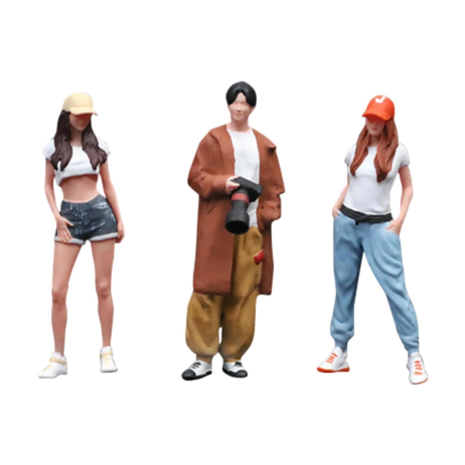 TWISAXC Miniature in Per scala 1/64, figure di uomini per miglioramenti di | modello nella collezione, miniature di simulazione di modelli di uomini in Per scala 1/64, giardini delle fate, mini