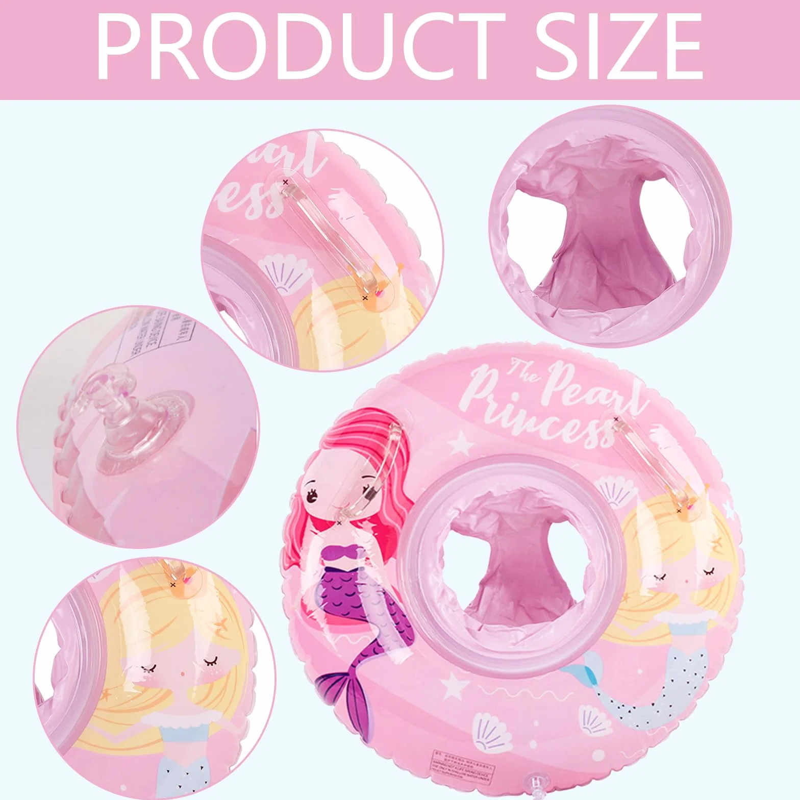 Anello da nuoto gonfiabile, per bambini, con seggiolino da nuoto, simpatico cartone animato galleggiante per bambini, accessorio da bagno per bambini