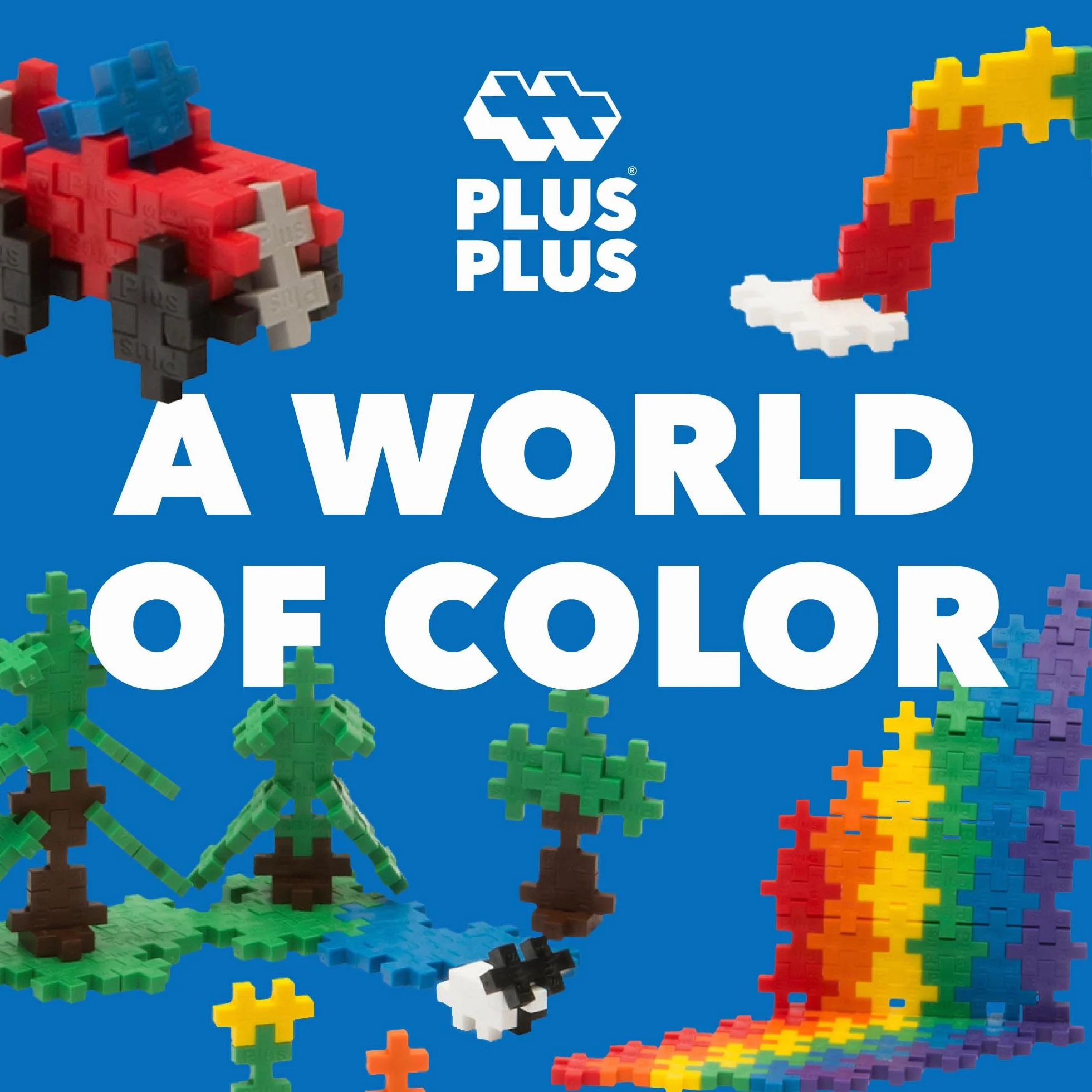 Plus-Plus PP32571 - Plus-Plus Mini Basic 600, Modelli/Colori Assortiti, 1 Pezzo