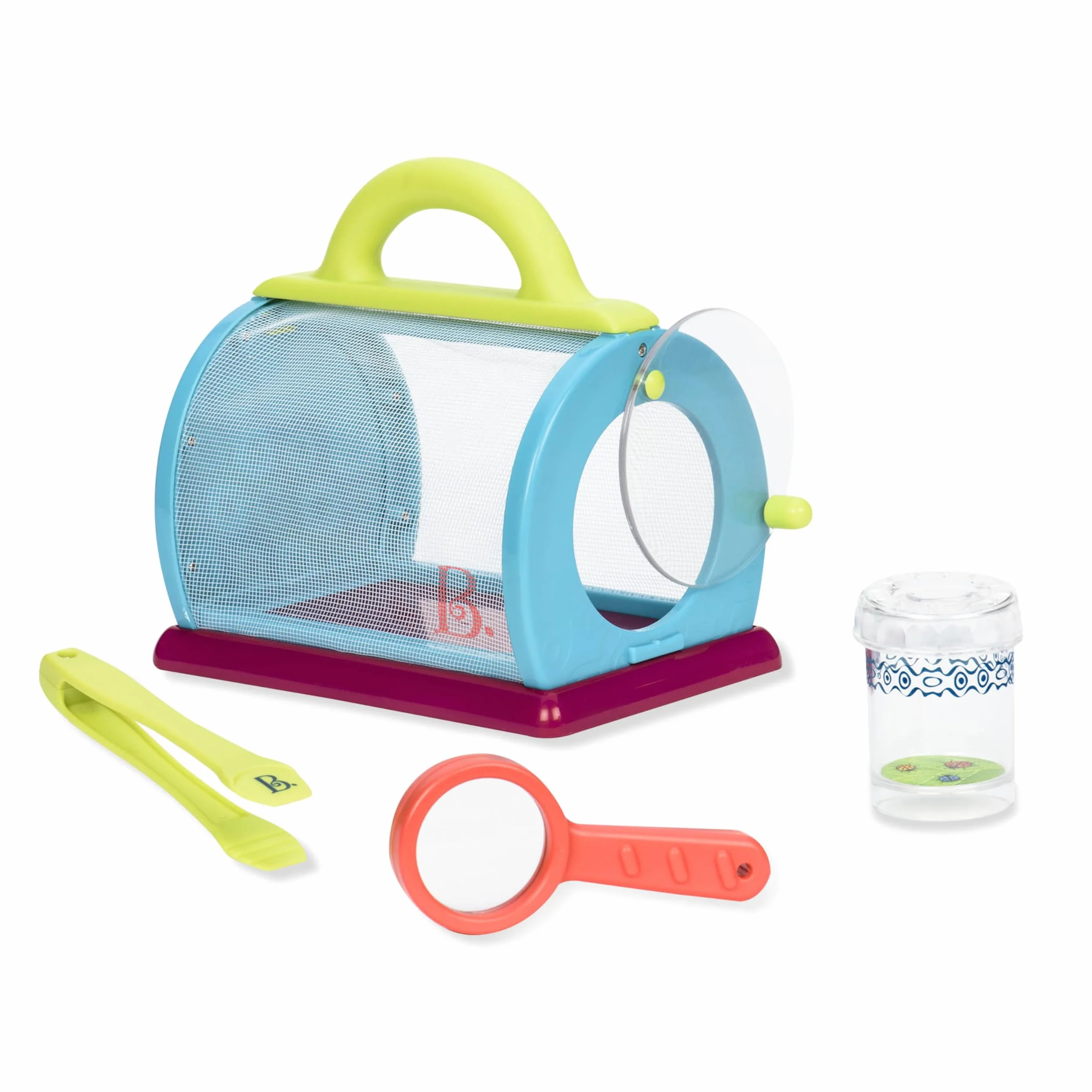 B. toys - Kit per la cattura degli insetti - Set per la cattura degli insetti - Giocattolo estivo da esterno - Educazione e sviluppo - 3 anni +