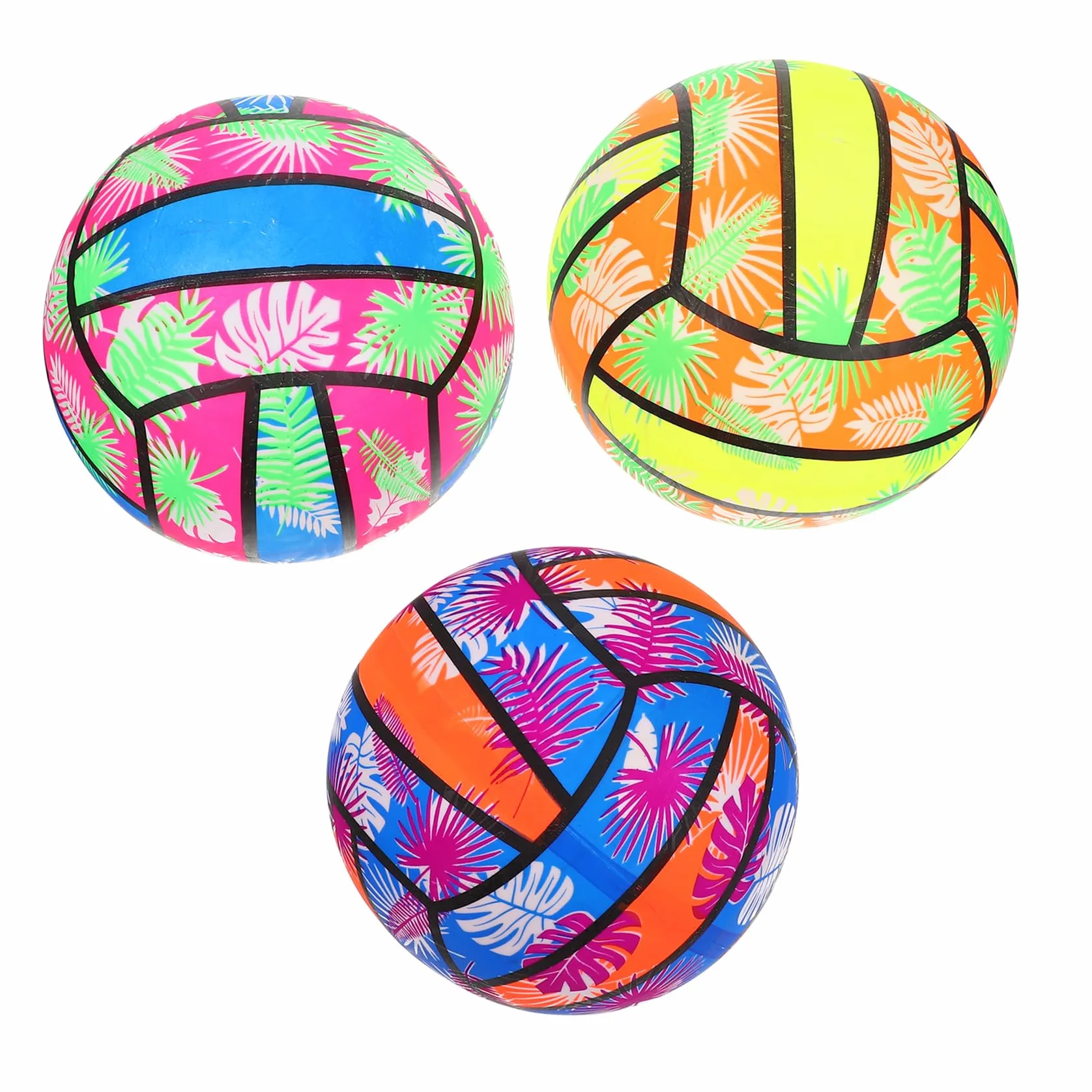 Toddmomy Palloni da Beach Volley Gonfiabili 3 Pezzi in PVC Colorato da 22 Cm, Leggeri e Portatili per Ragazzo Ragazza e Adulti, per Spiaggia e Gioco Indoor Colore Casuale