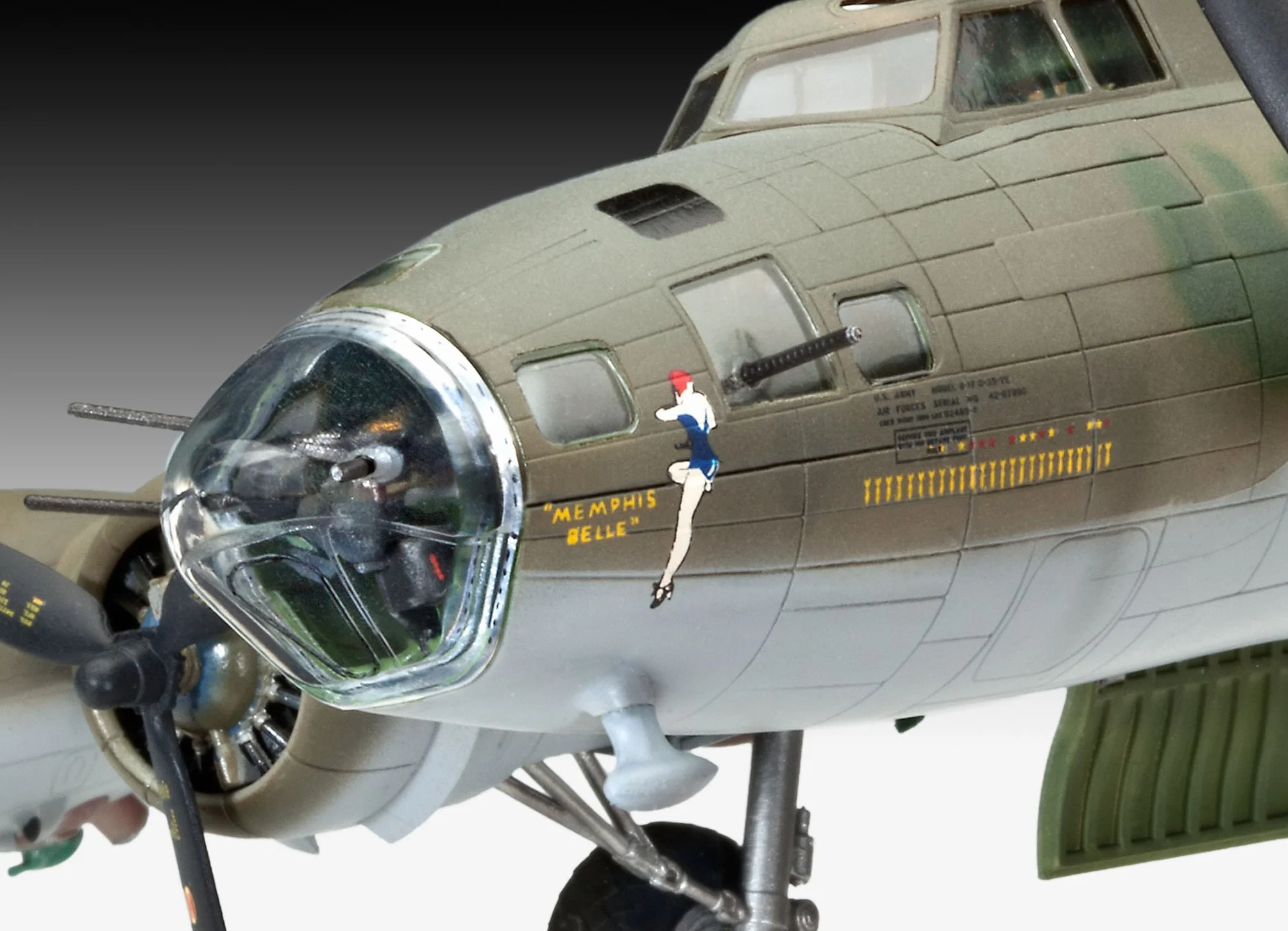 Revell B-17F Memphis Belle Kit di Modello in Plastica Scala 1:72