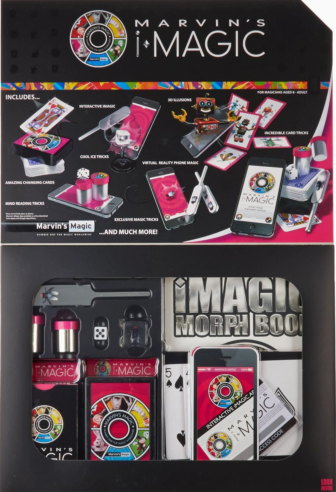 Box Interactive iMagic di Marvin di Tricks - Incredibile magia Set
