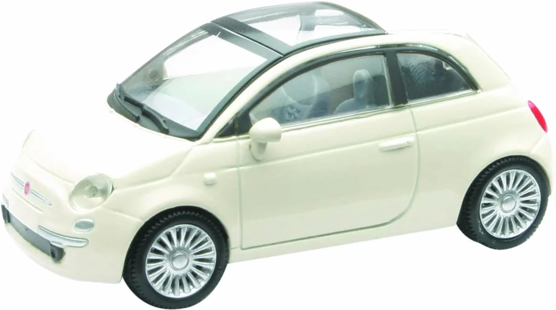 Newray Fiat 500 Scala 1:24 Die Cast Bianco