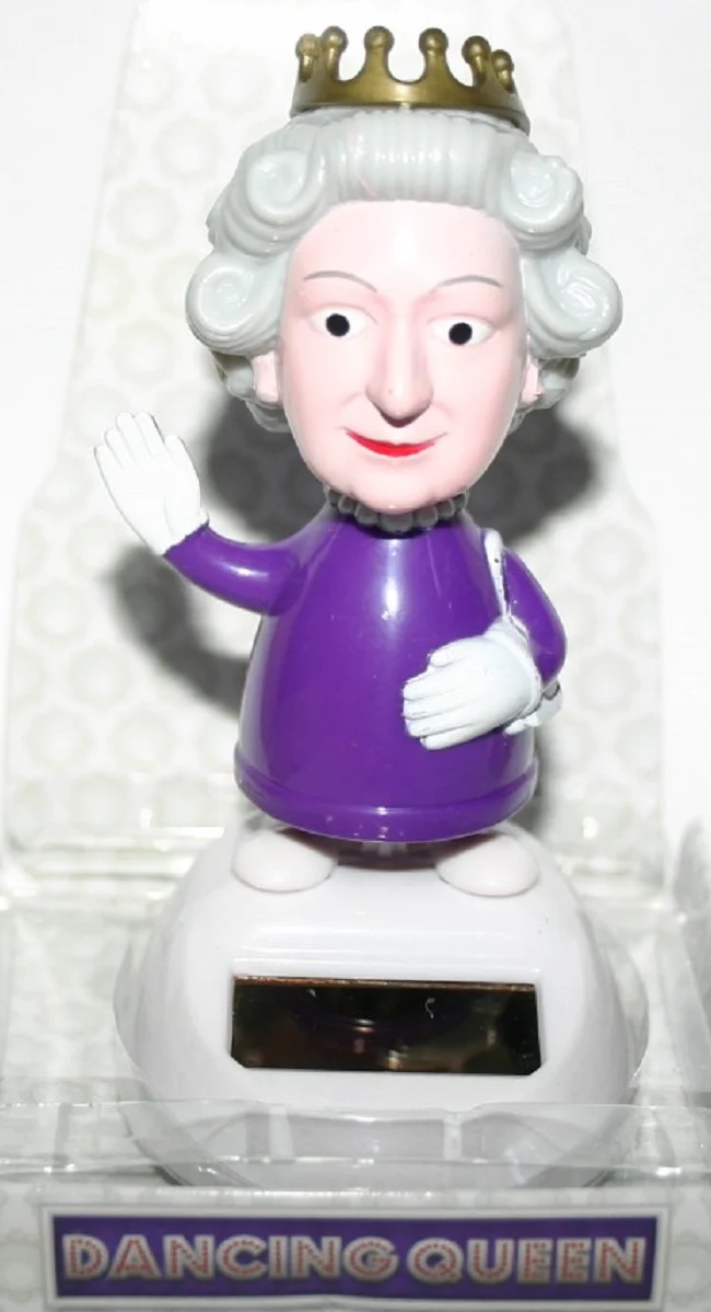 Regina Elisabetta ballerina con celletta solare 6.5x6x10cm Flip flap