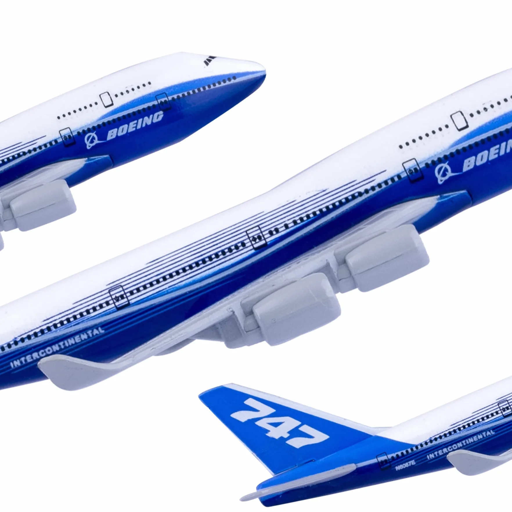 Bswath Die-cast 1:400 Boeing 747 Aircraft Metal Model Decoration Gift