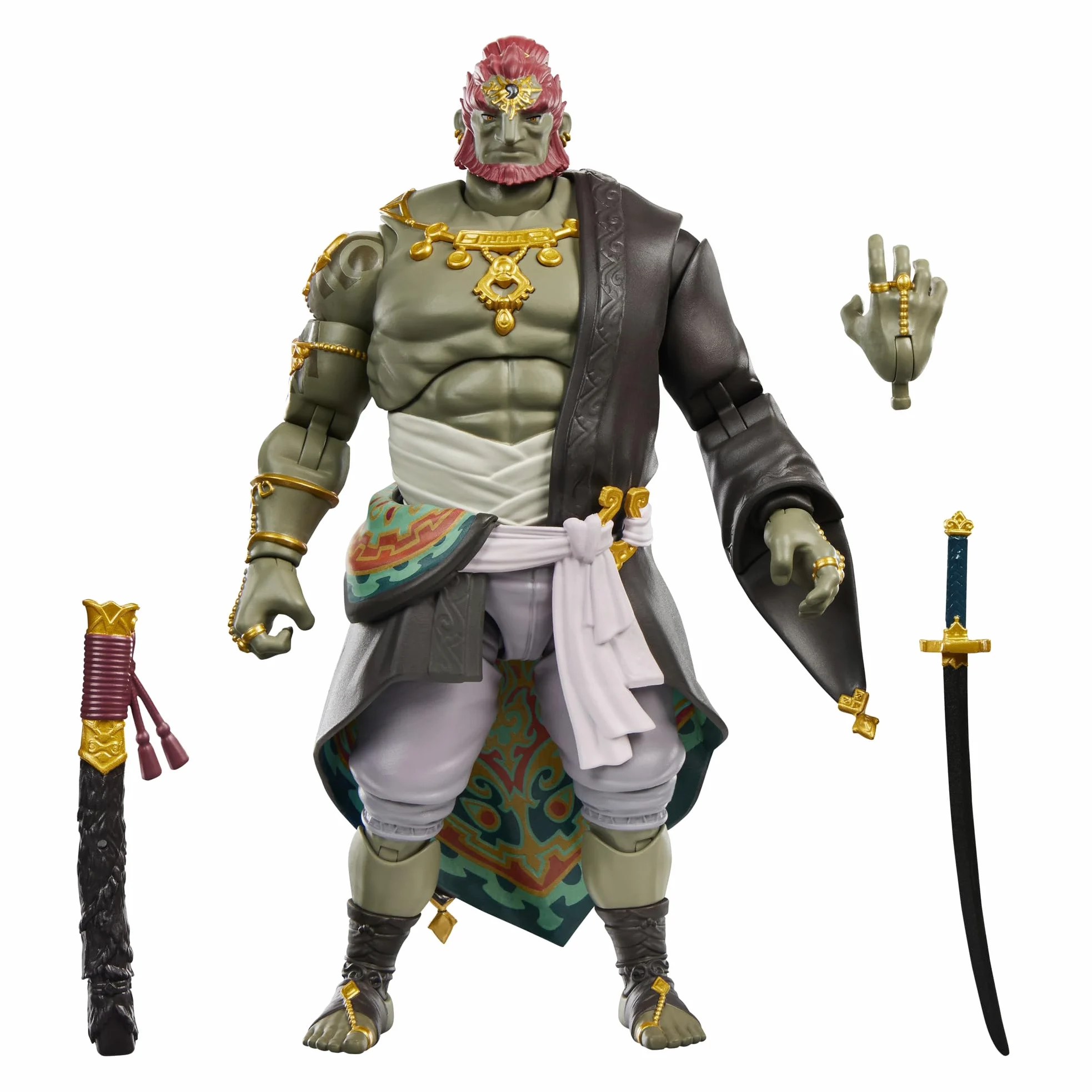 The Legend Of Zelda: Heroes of Hyrule Ganondorf, Tears of the Kingdom, action figure da collezione deluxe da 15 cm