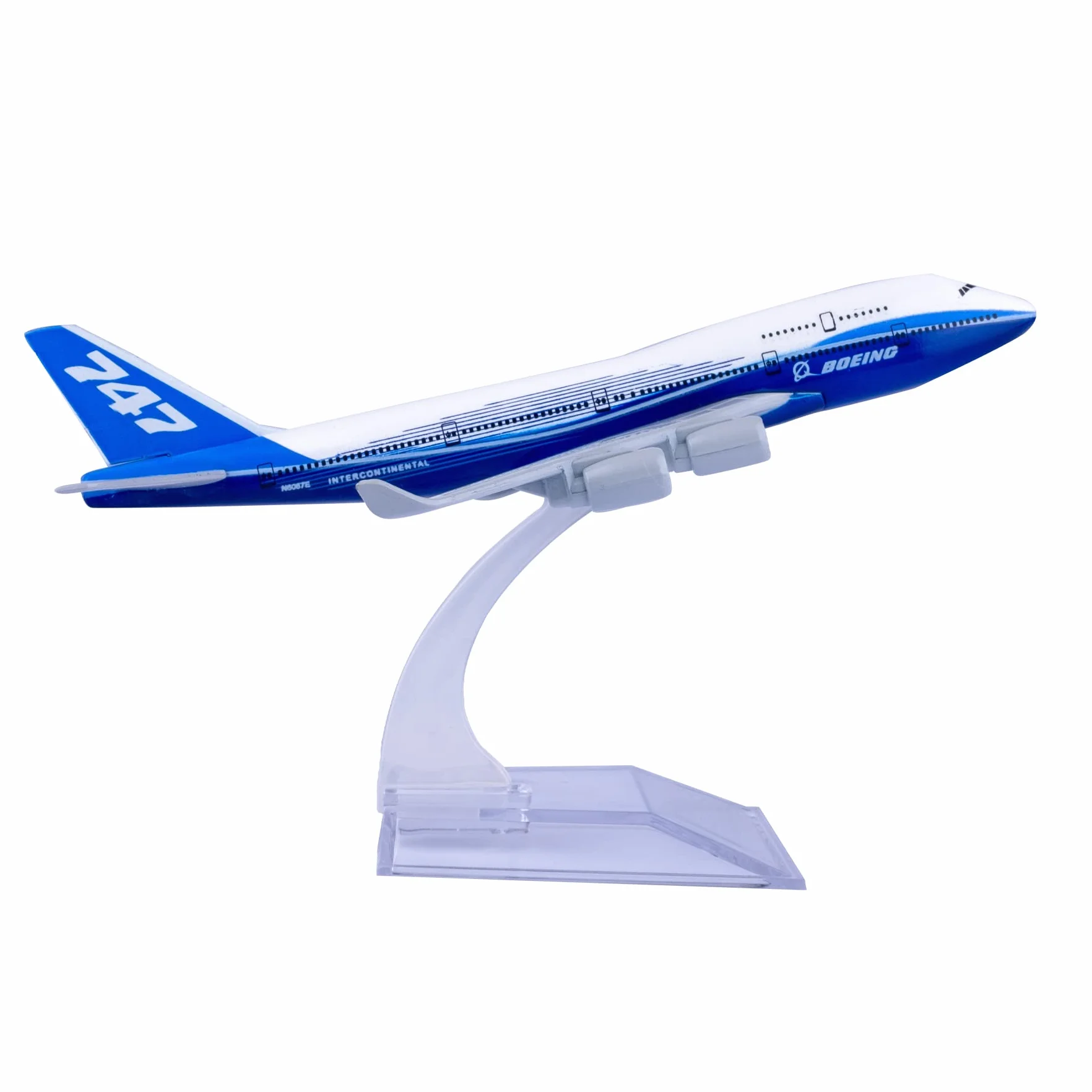 Bswath Die-cast 1:400 Boeing 747 Aircraft Metal Model Decoration Gift