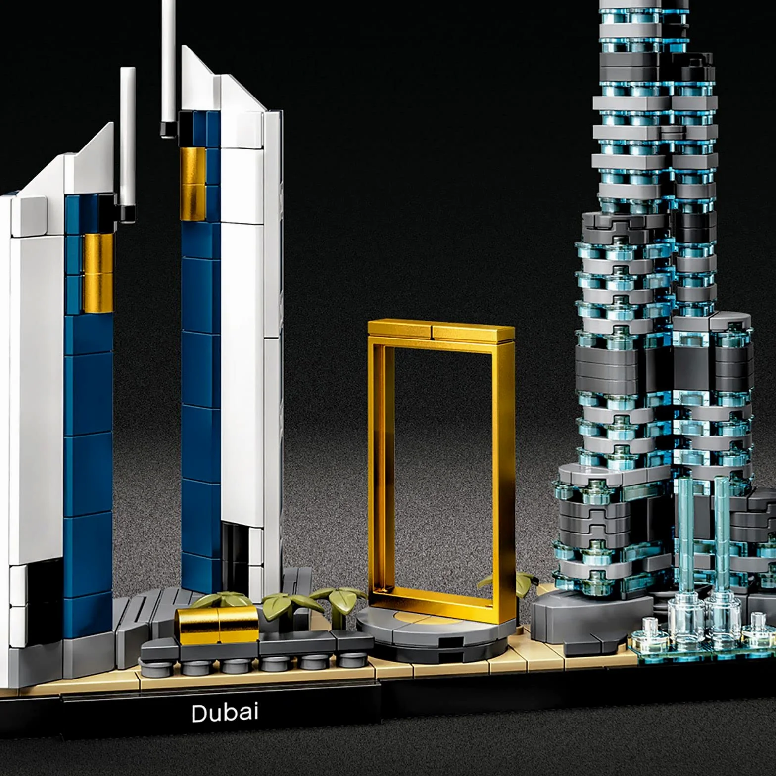 LEGO Architecture Dubai, Collezione Skyline, Kit di Modellismo Creativo e Rilassante, Costruzioni per Adulti e Ragazzi di 16+ Anni, 21052
