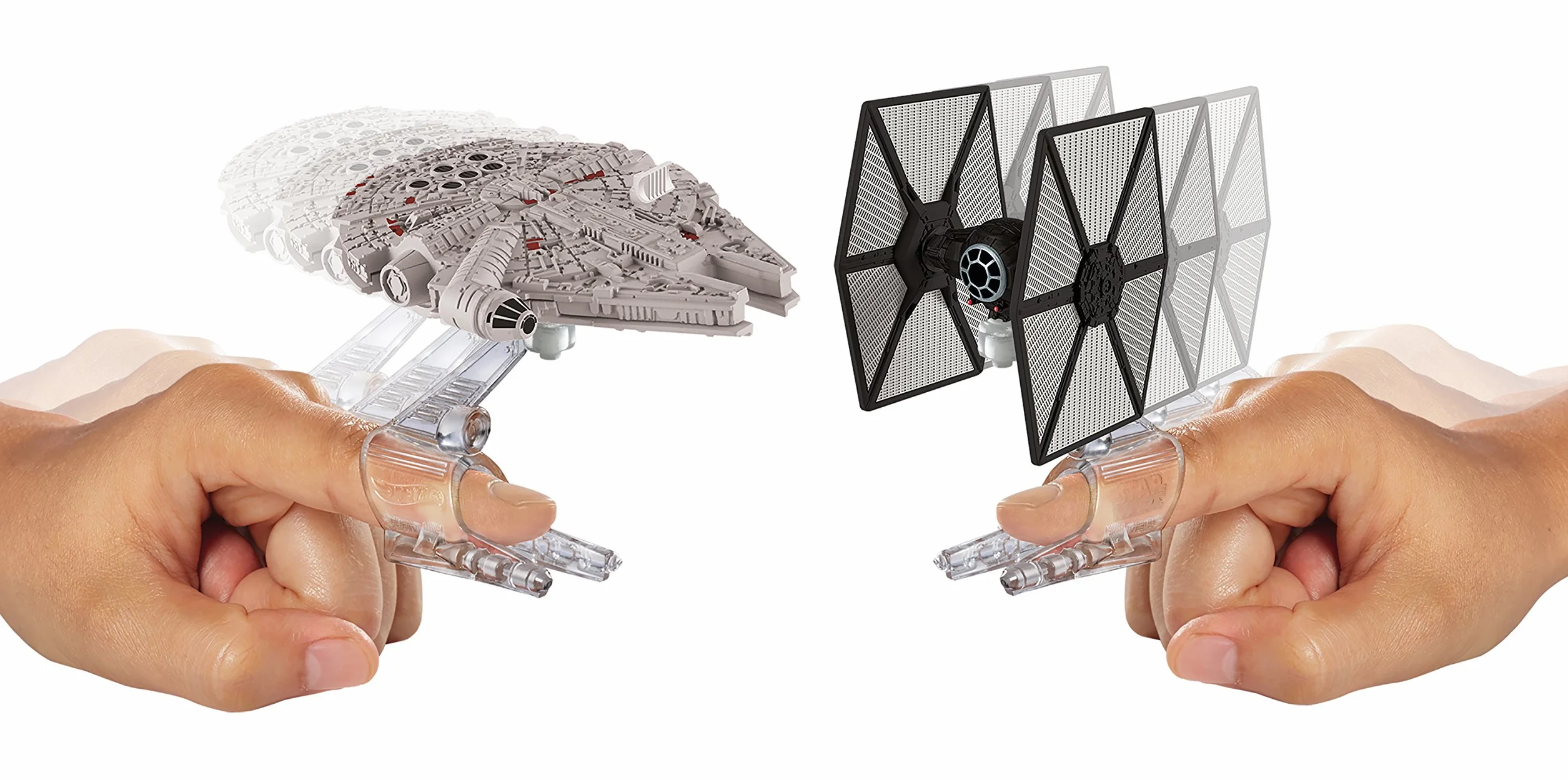 Mattel Hot Wheels Star Wars: The Force Awakens First Order TIE Fighter vs. Millennium Falcon Starship