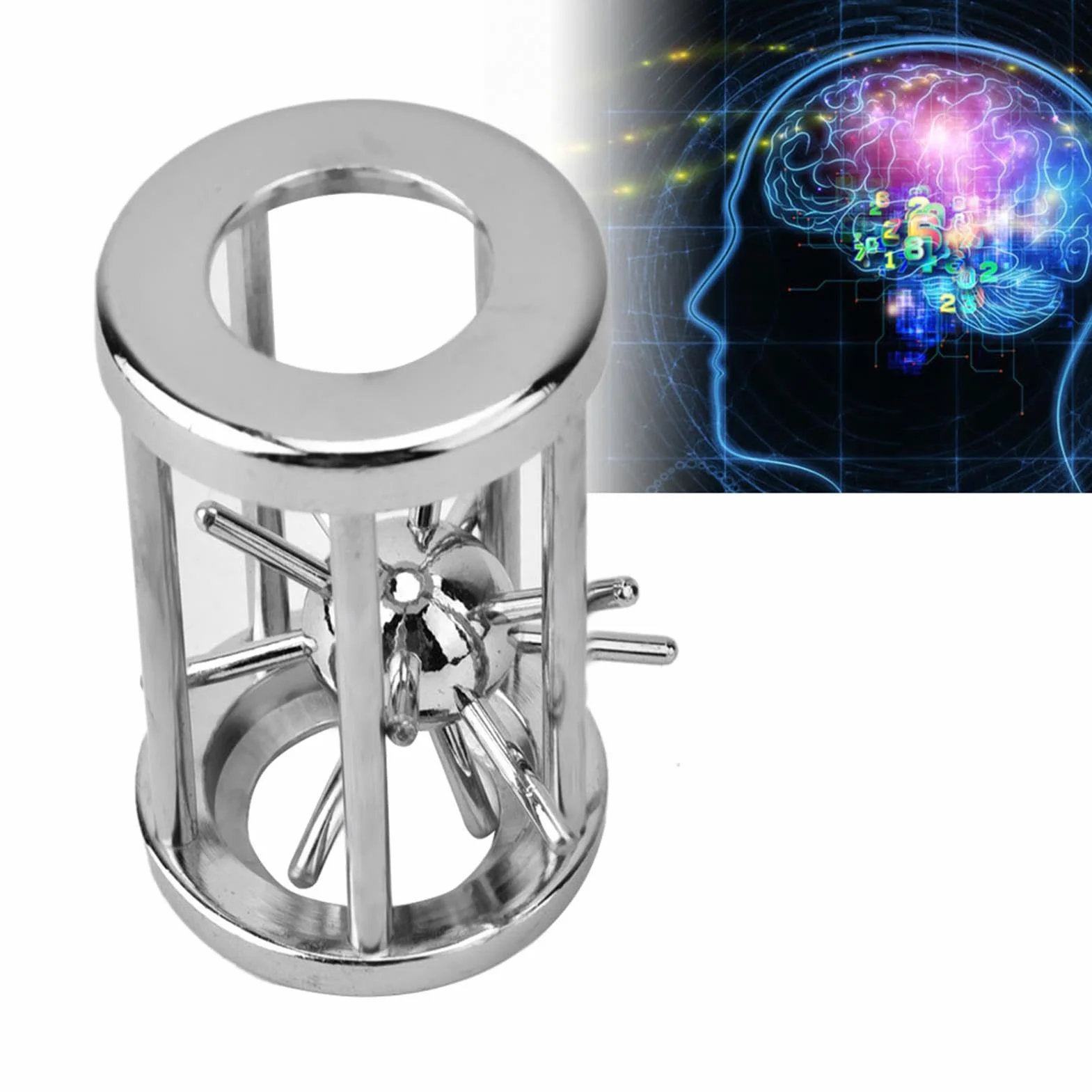 Watris Veiyi IQ Huzzle Puzzle in lega di zinco gioco di pazienza adulti