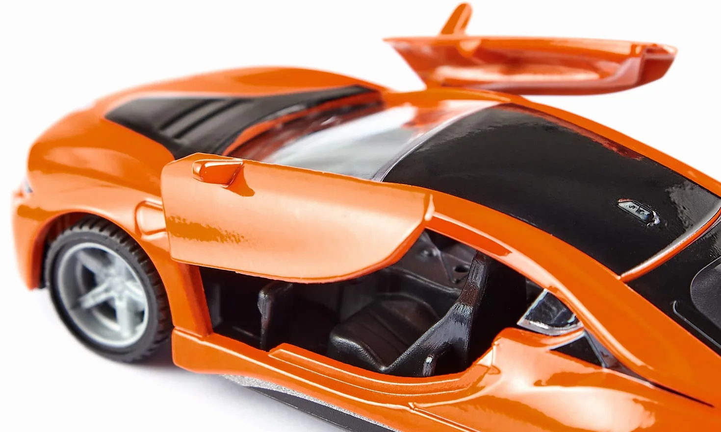Siku BMW i8 LCI 1:50 Orange/Schwarz Metall/Kunststoff