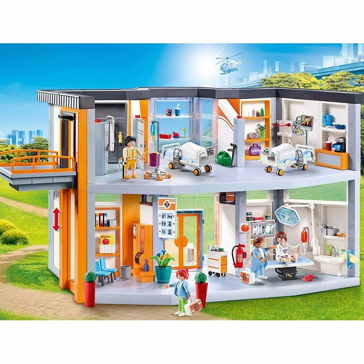 PLAYMOBIL City Life 70190 - Grande Ospedale, Dai 4 anni