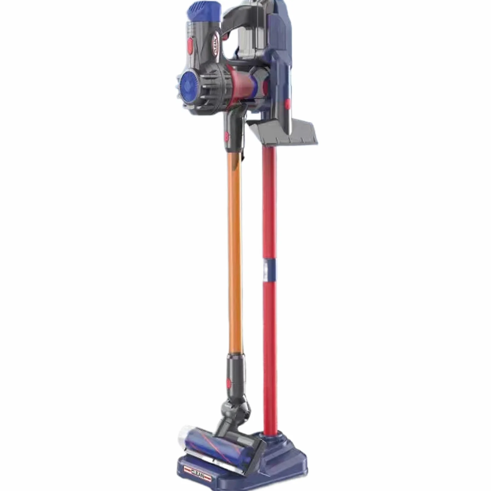 Aspirapolvere per bambini che funziona davvero Set di aspirapolvere realistico per bambini con batteria e suono, include testa, supporto, ugelli e altro giocattolo educativo per giochi di finz
