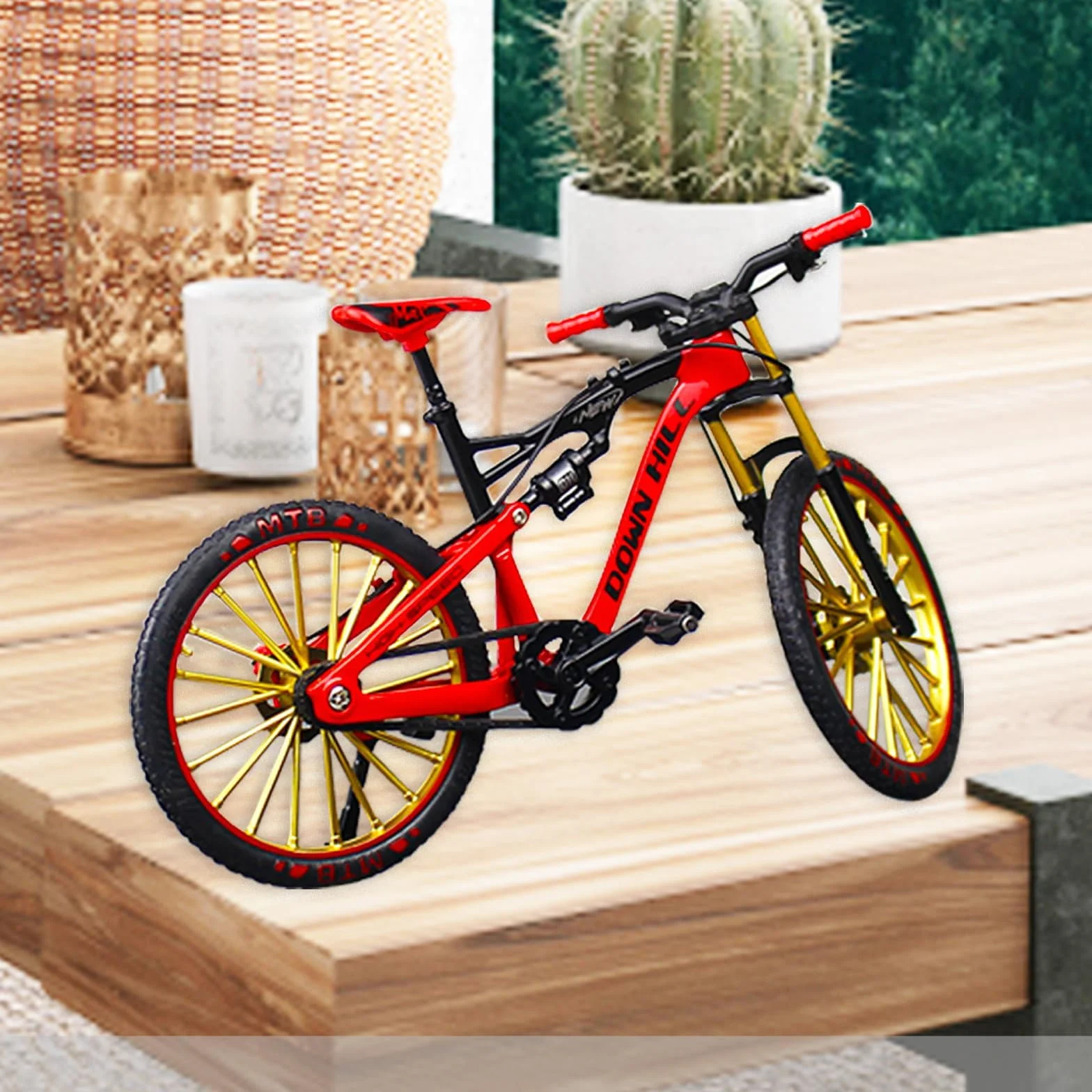 Giocattolo Mini Bici 1:10,Modellino di Bicicletta in Lega,Modello Mini Bici,Finger Mountain bike,mini bike,Della Bicicletta Della Lega Modellin Per l'insegnamento,Ufficio,Club,Casa
