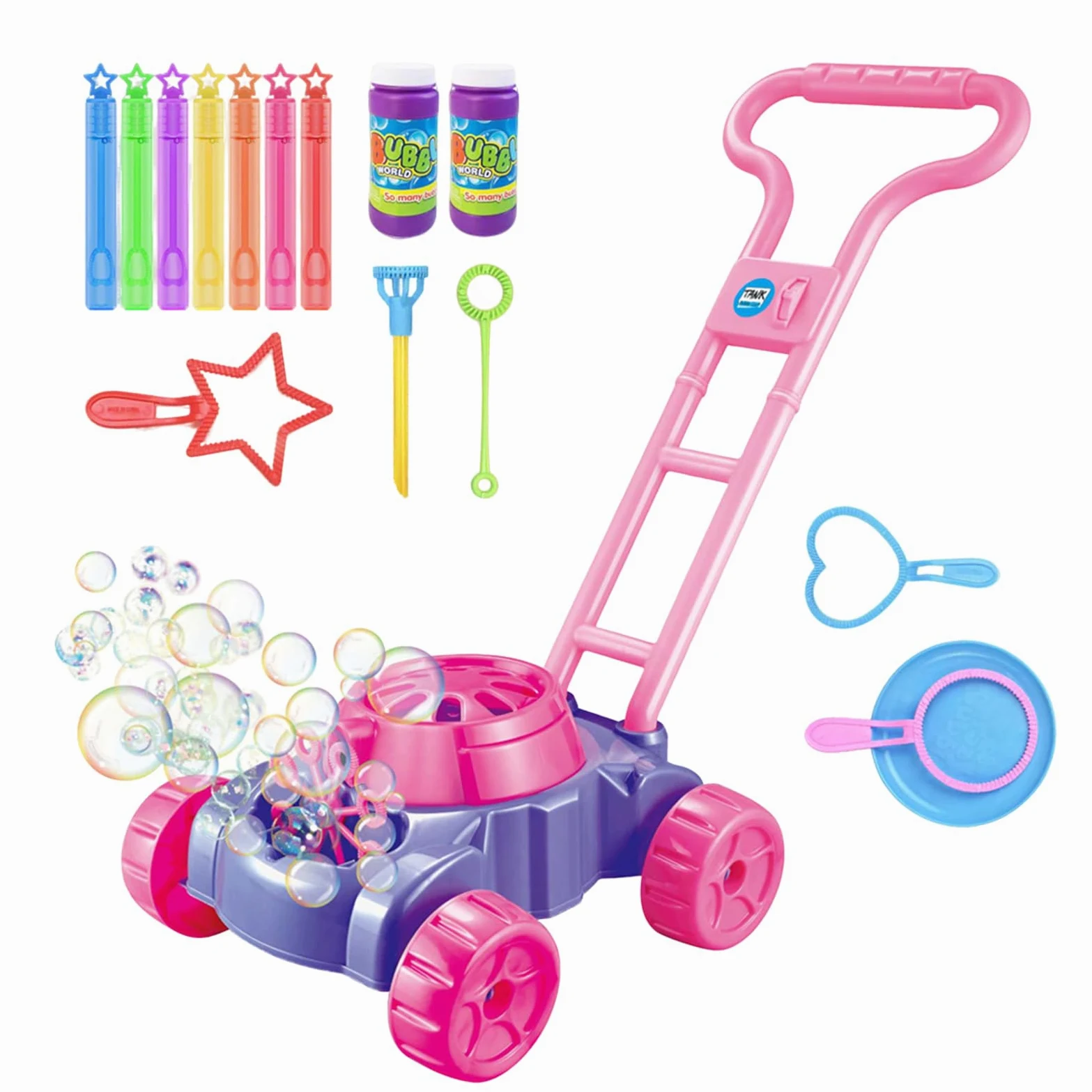 Macchina Per Bolle Di Sapone Giocattoli Estivi per Giardinaggio all'Aperto | Giocattoli A Bolle Per Uso Esterno per Bambini in Età Prescolare per Bambini per Ragazzi e Ragazze per Natale e Complea