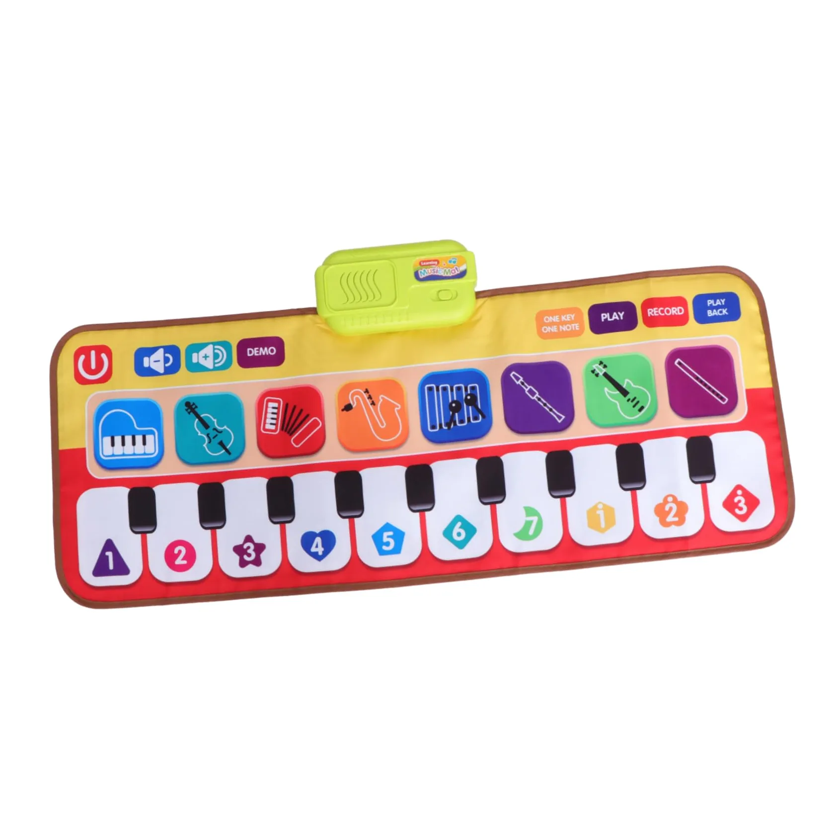 Tappeto Musicale Pianoforte da Ballo per Bambini 1 Pezzo | Pieghevole, Flessibile e Resistente Agli Urti, Sviluppa la Cognizione dei Colori, per Bebè e Piccoli