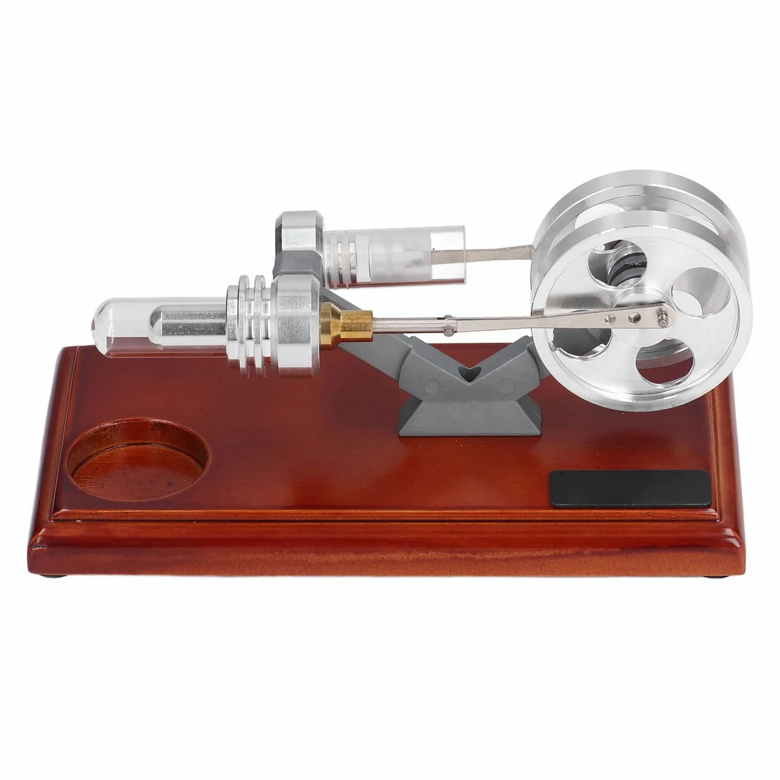 Modello Motore Stirling in Lega di Alluminio Durevole, Motore | Giocattolo educativo, funziona per l\'apprendimento della fisica, oggetto di classe