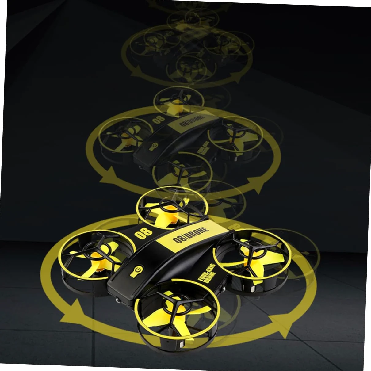 ibasenice Mini Quadcopter Elicottero Remote Control Con Design Compatto e Leggero Automatico e Stabilizzato e Facile Da Usare e Sicuro
