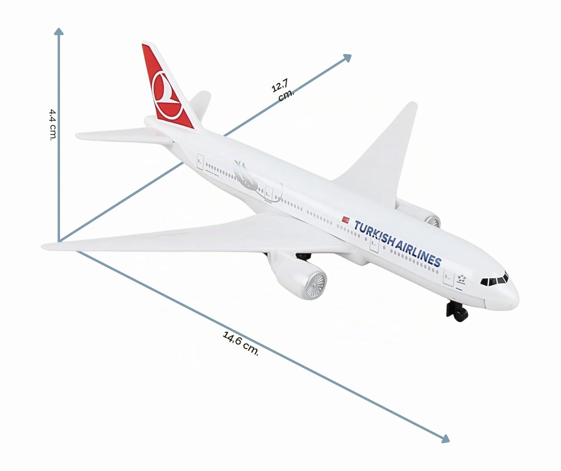 Herpa Toys Turkish Airlines Airplane giocattolo miniatura plastica scala ridotta collezione