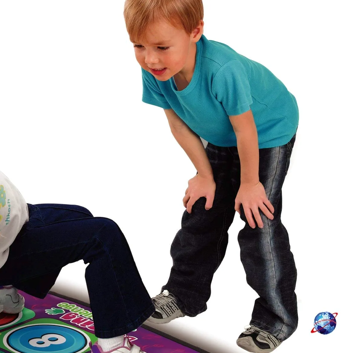Yjtwt Doppio Tappetino da Ballo Senza Fili,Tappeto di Danza Musicale Pieghevole Passo da Ballo Regalo per Bambini Gioco Tappeto Dance Revolution Tappetino da Yoga