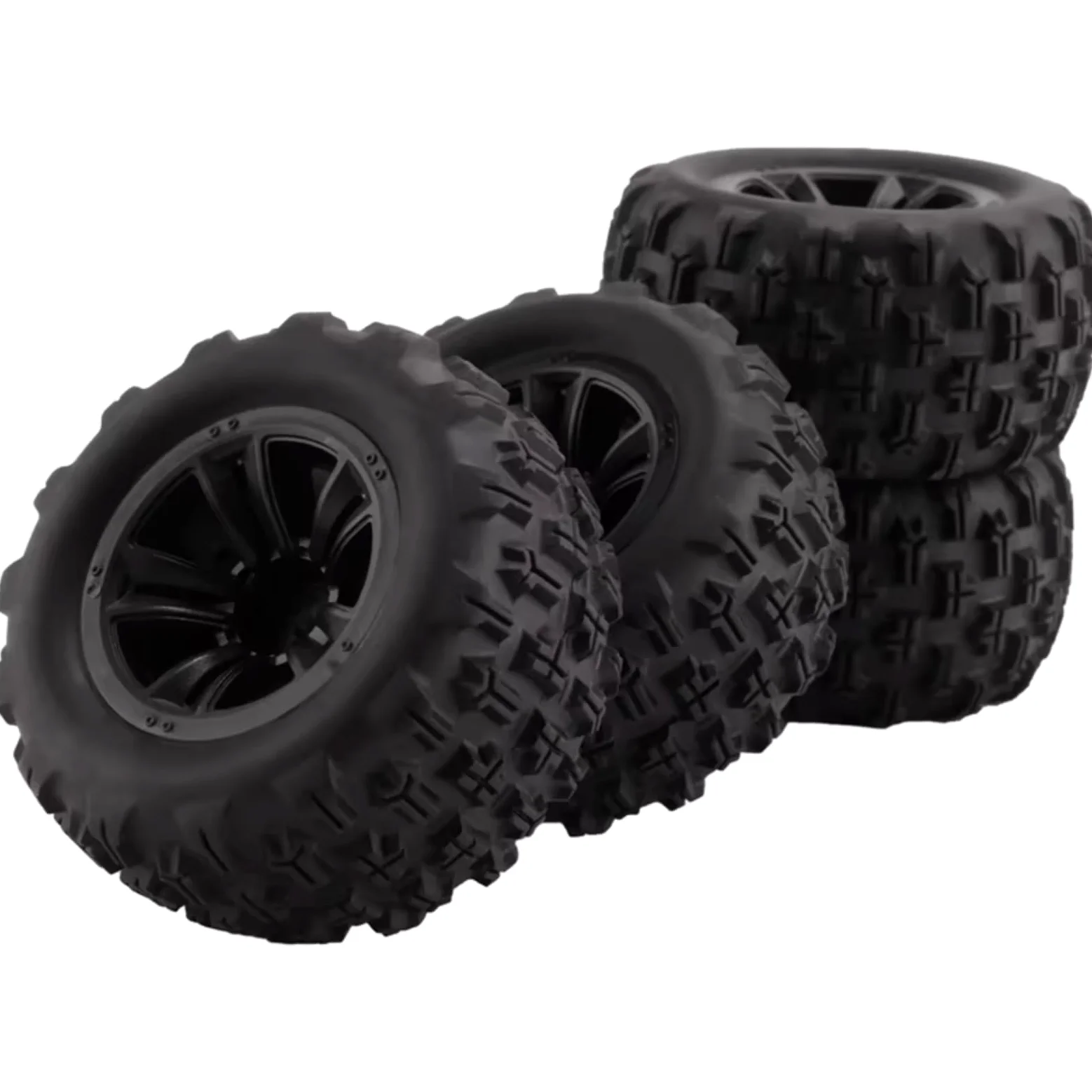 Ricambi Crawler RC Per Go 16207 16208 16209 16210 H16 H16H H16E H16P 1/16 RC Auto Aggiornamenti Parti 4 Pezzi Pneumatici Delle Ruote