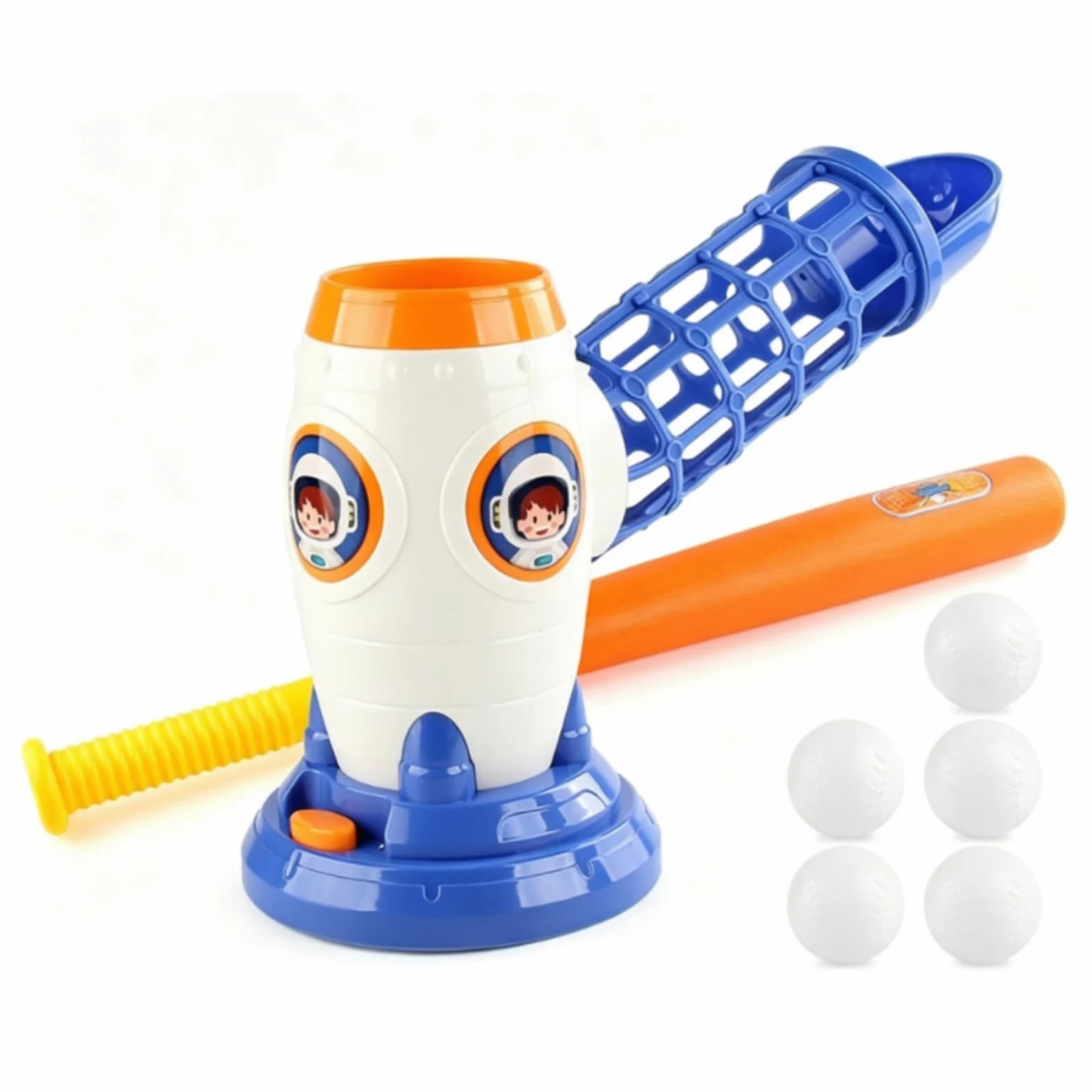 Gralara Set da Baseball con tore Morbido Macchina Palle da Baseball Durevole Giocattolo Sportivo per All'aperto, Casa