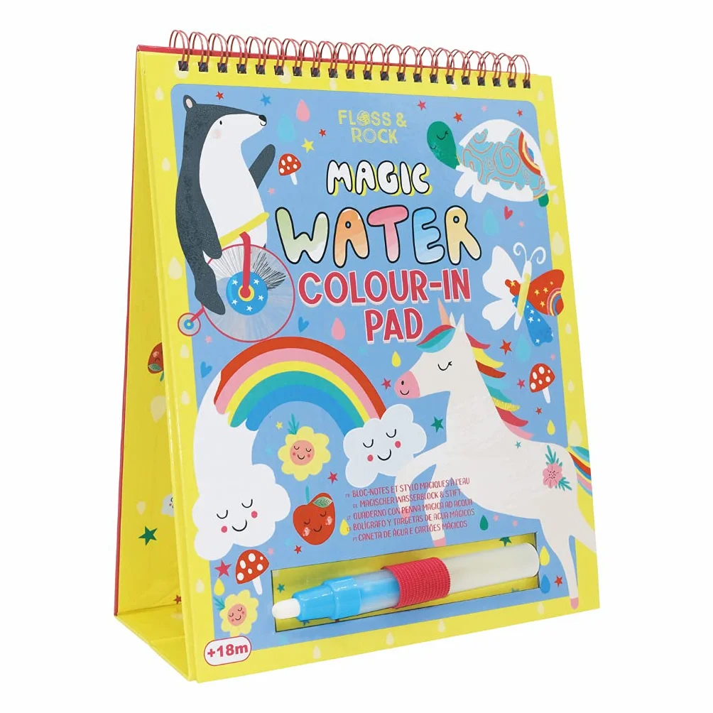Floss & Rock Rainbow Fairy Magic Color Changing Watercard Art Pad 210mm 6 fogli