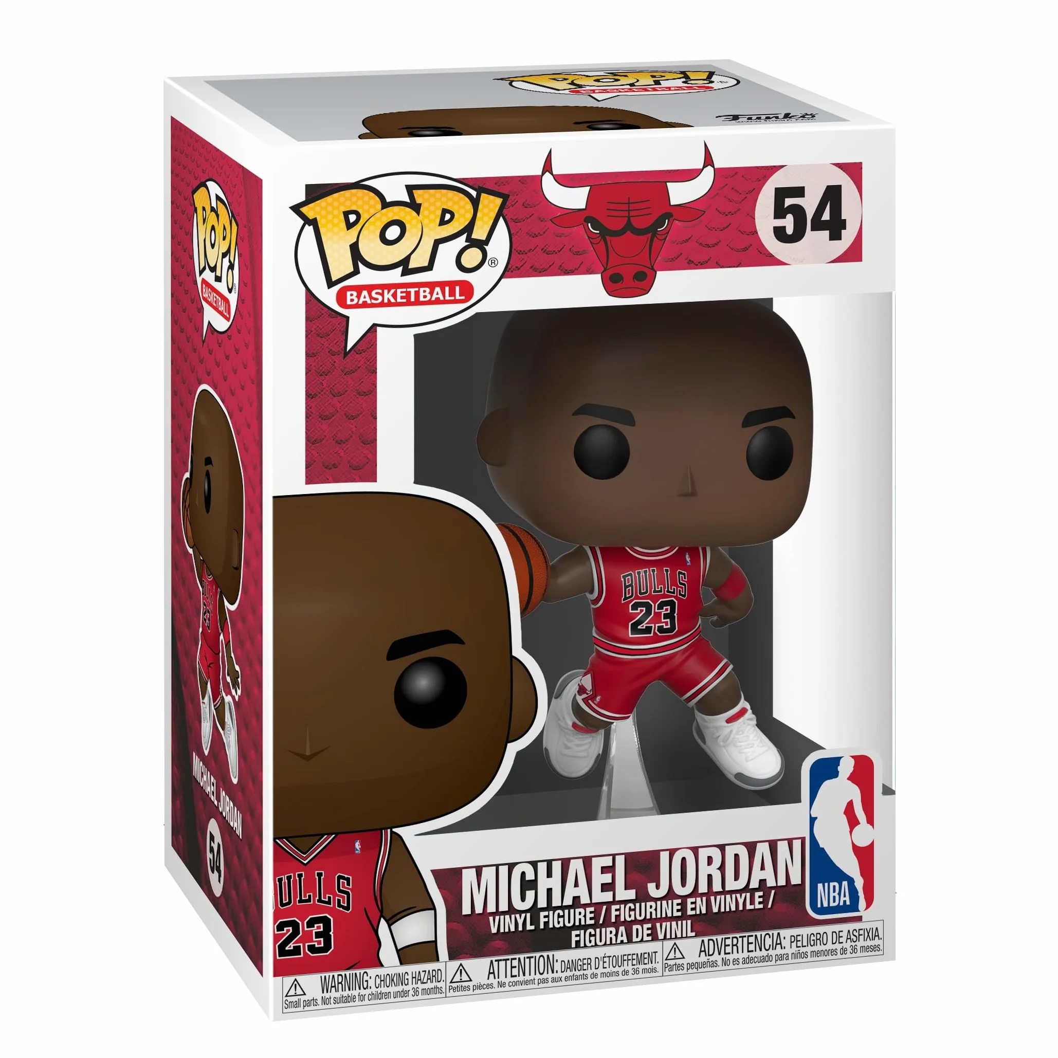 Funko POP! NBA: Chicago Bulls - Michael Jordan - Figura in vinile da collezione - Idea regalo - Prodotto ufficiale - Giocattoli per bambini e adulti - Modello di figura per collezionisti