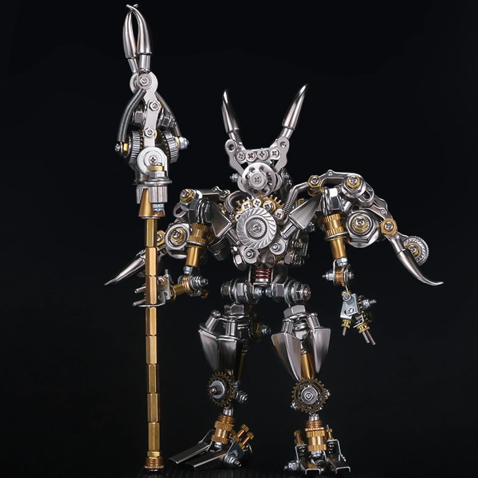 Puzzle in metallo per adulti,Puzzle in metallo - Puzzle meccanico con | statuetta cinese antica per adulti,Kit di modelli di puzzle in metallo - Kit di costruzione modelli di Figur