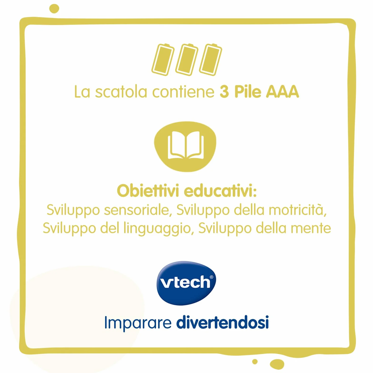 VTech Il Mio Super Tablet, Tablet per Bambini con 25 Icone Interattive ed Effetti Luminosi, Pratica Maniglia, Gioco Bambino con Animali, Forme e Numeri, Lingua Italiana, Batterie Incluse, 9-36 Mesi