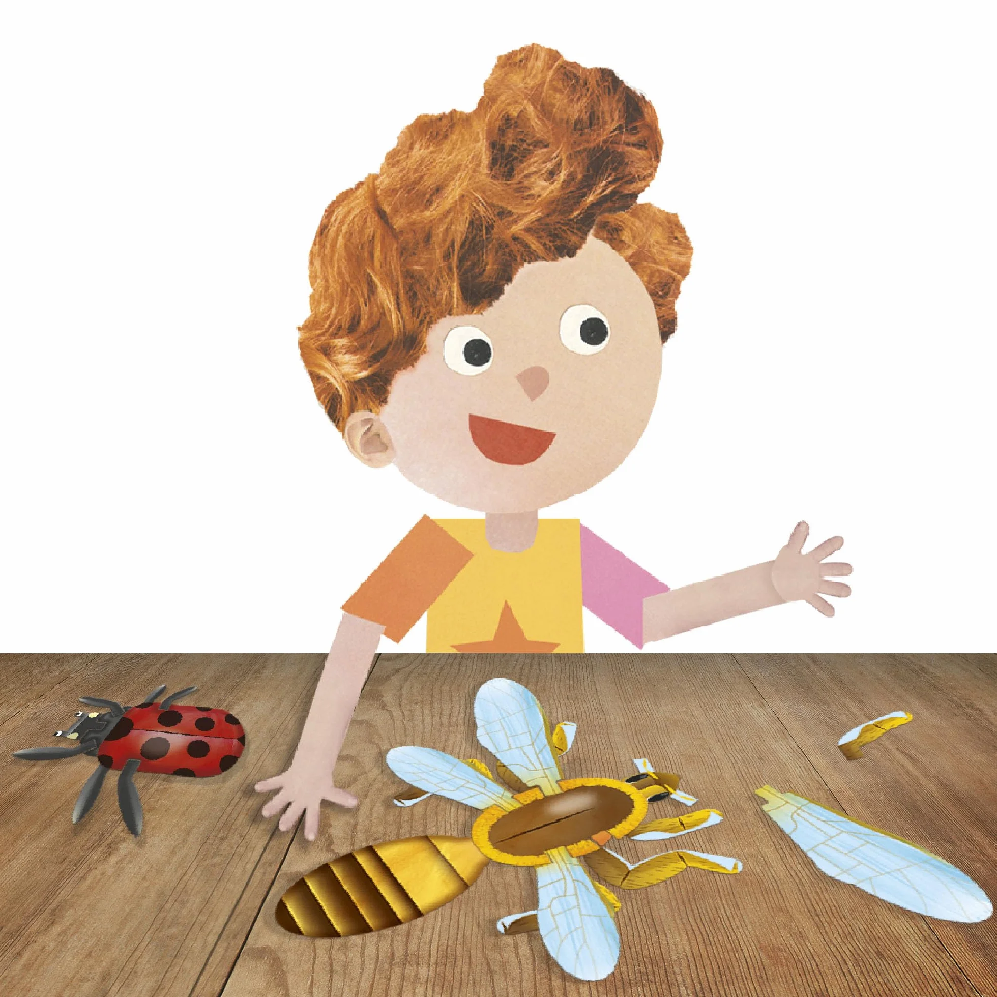 HEADU - Insect Builder NEW - Gioca e Scopri Come Sono Fatti gli Insetti | Giochi Educativi Bambini 5 6 7 8 Anni, Idea Regalo Bambino 6 anni, Regalo Compleanno Natale Scuola STEM, Made In Italy