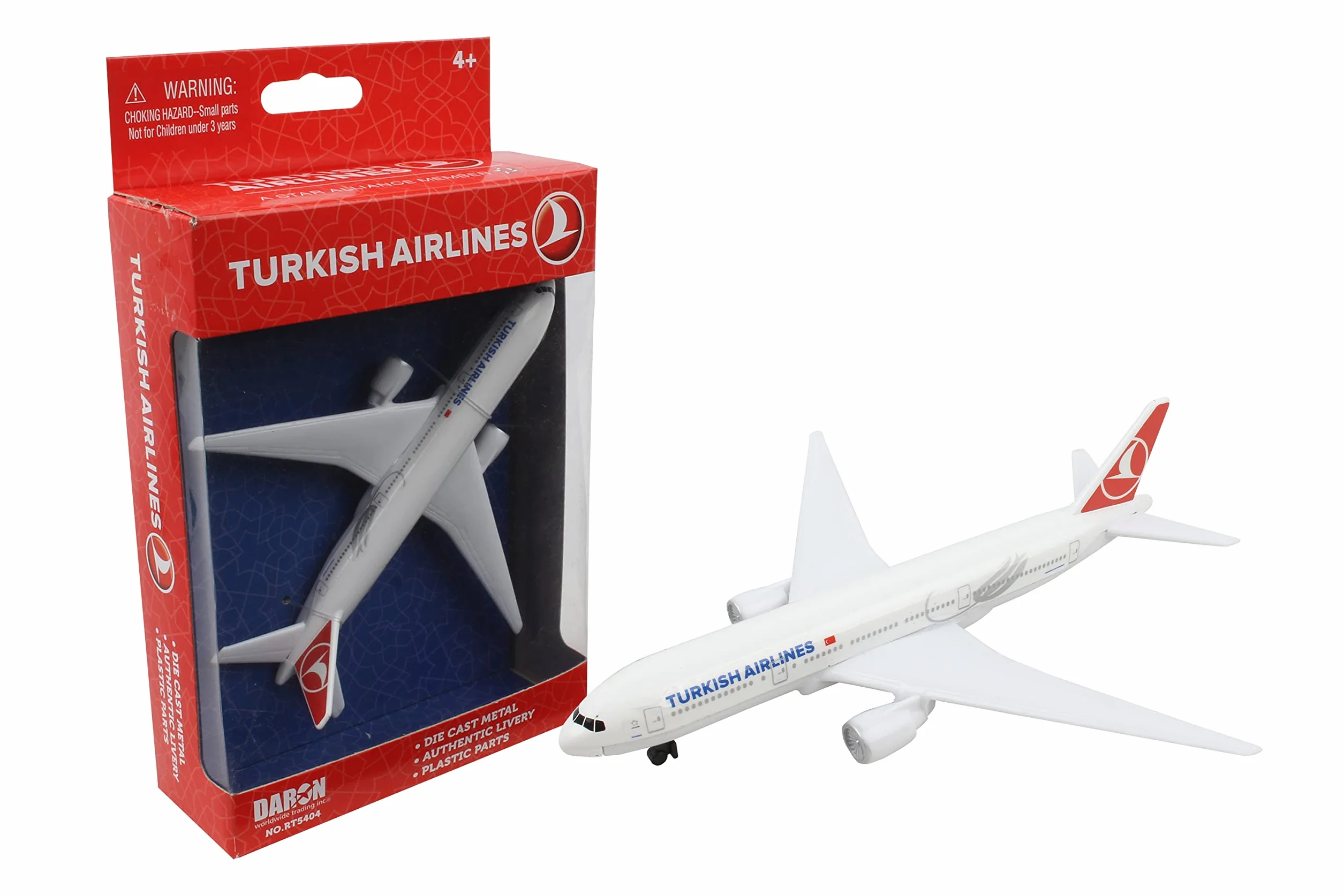 Herpa Toys Turkish Airlines Airplane giocattolo miniatura plastica scala ridotta collezione