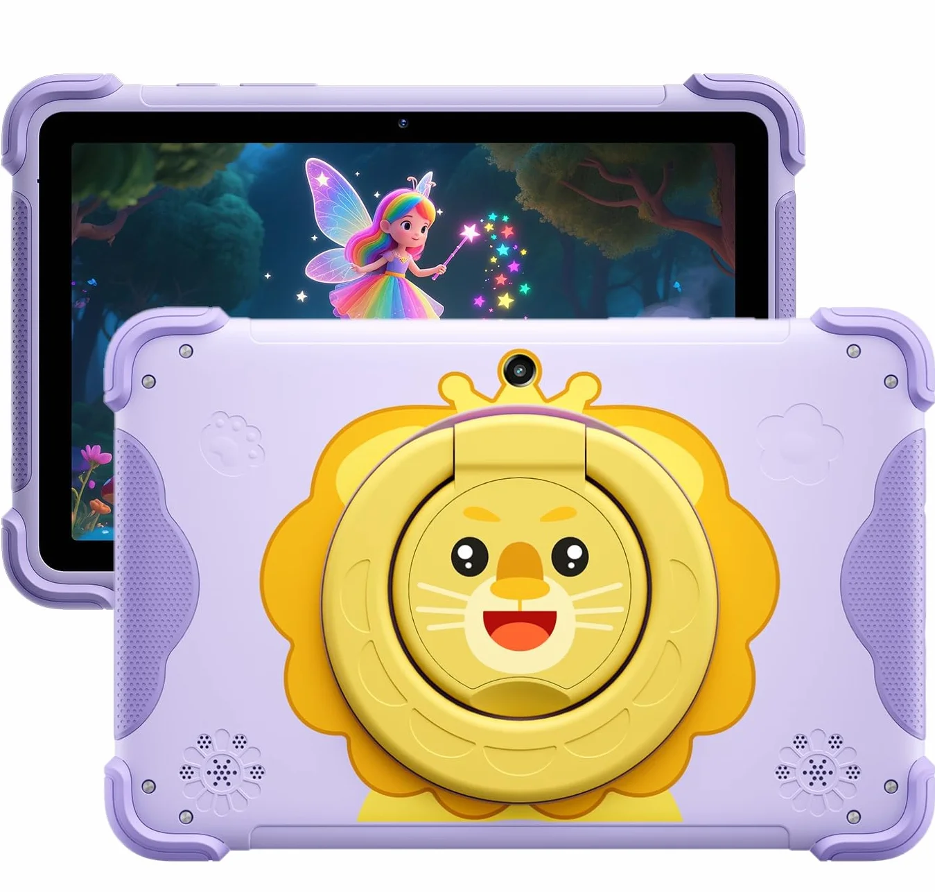Blackview Link 1 Kids, Tablet per Bambini Android 16 AI, 12GB+64GB(2TB Esterno), 3 Assistenti AI Intelligenti, 8,68'' HD+, 5MP+8MP, Google Kids Space+Controllo Genitori, Doppi Altoparlanti BOX, Viola