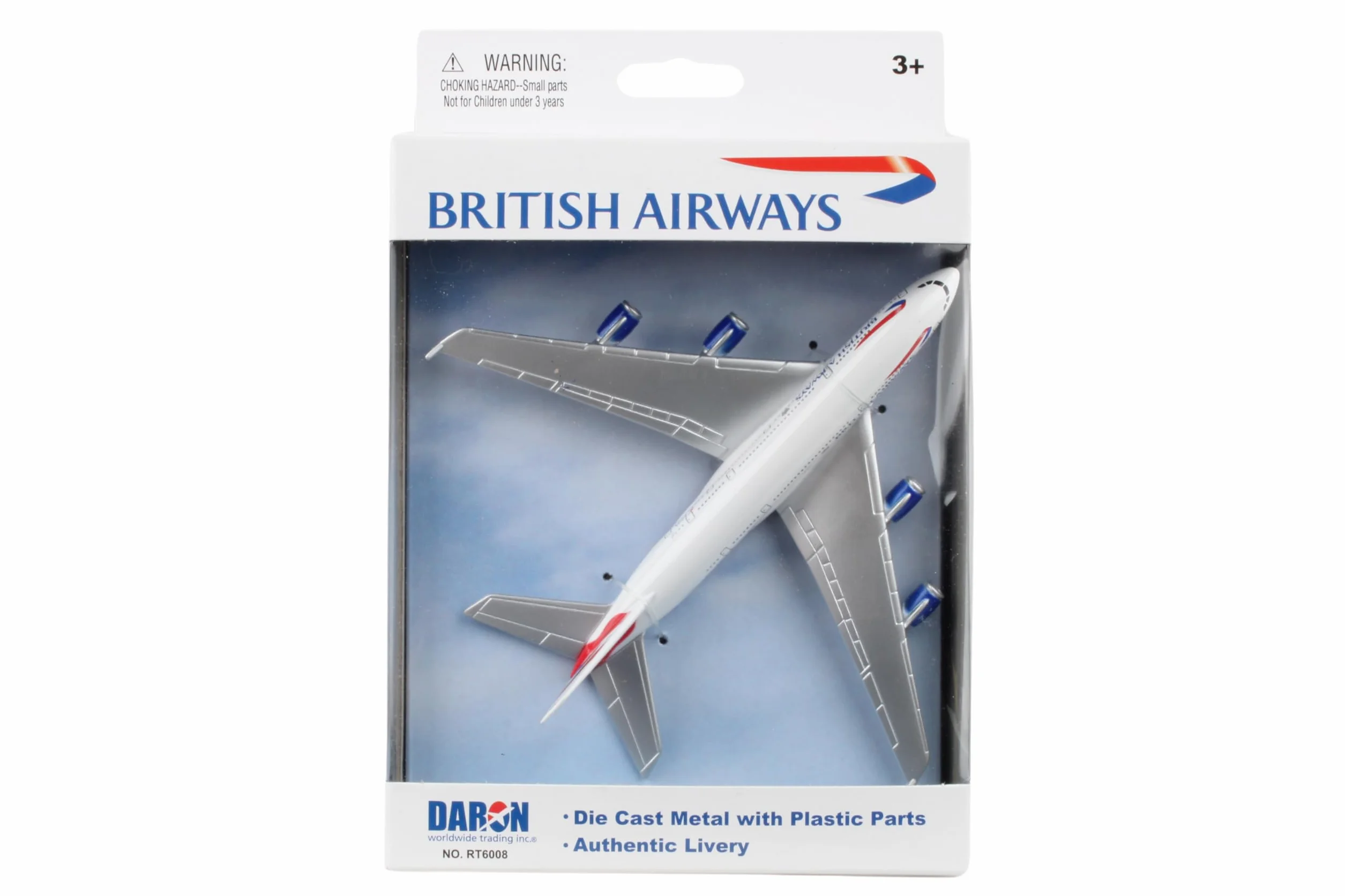 Herpa Toys British A380 Samolot Miniatura Plastik 3+