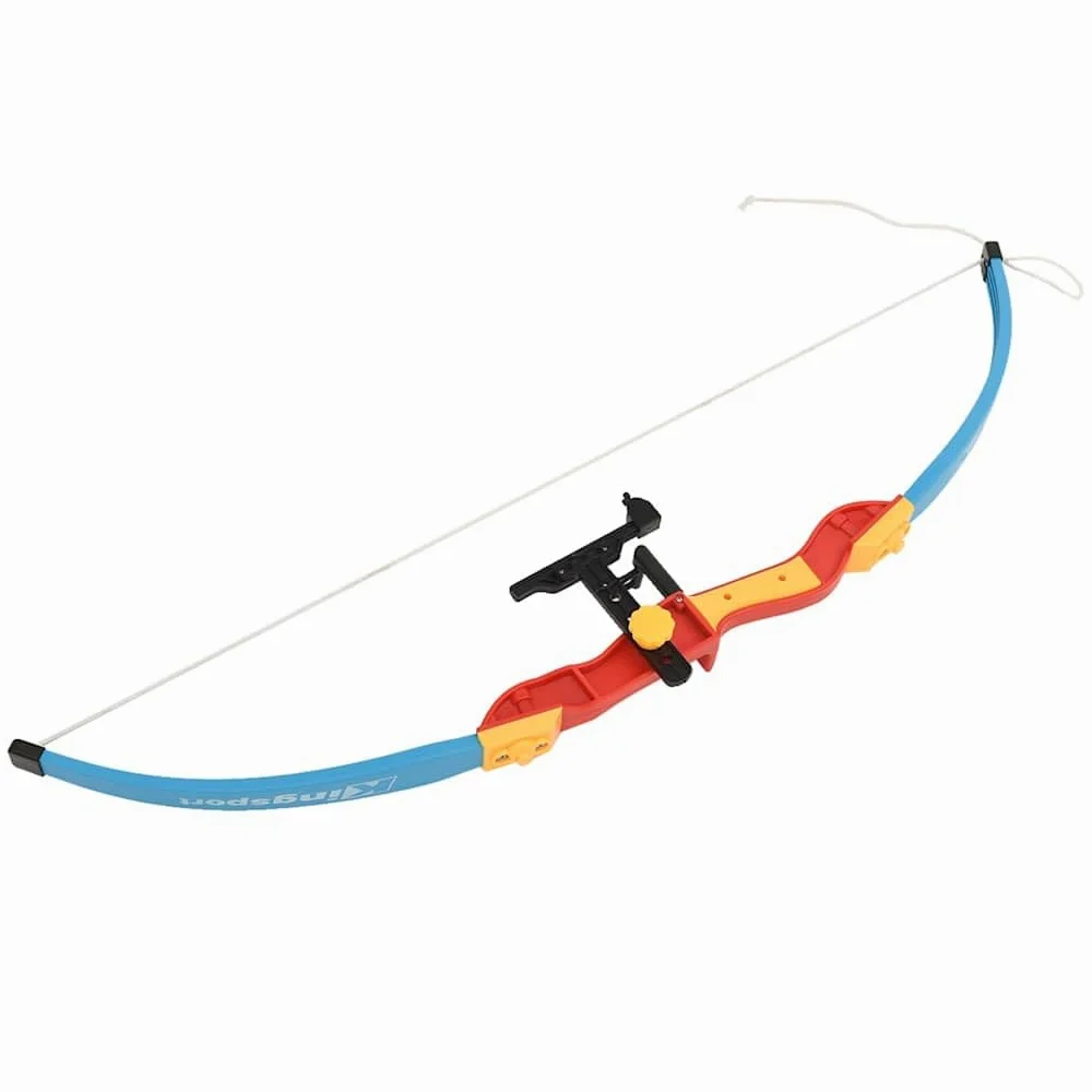 Set di tiro con l'arco con bersaglio per bambini, include arco, frecce con punta a ventosa, bersaglio per esterni, estate, gioco di movimento, coordinazione, bambini, famiglia, giardino