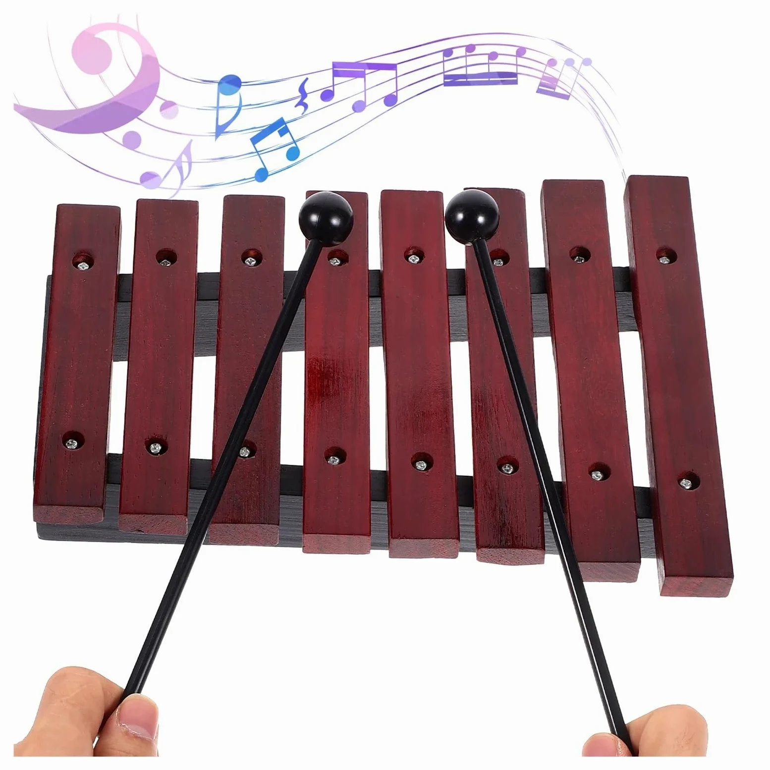 Eight Note Wooden Xylophone | Strumenti musicali 8 note Percussioni