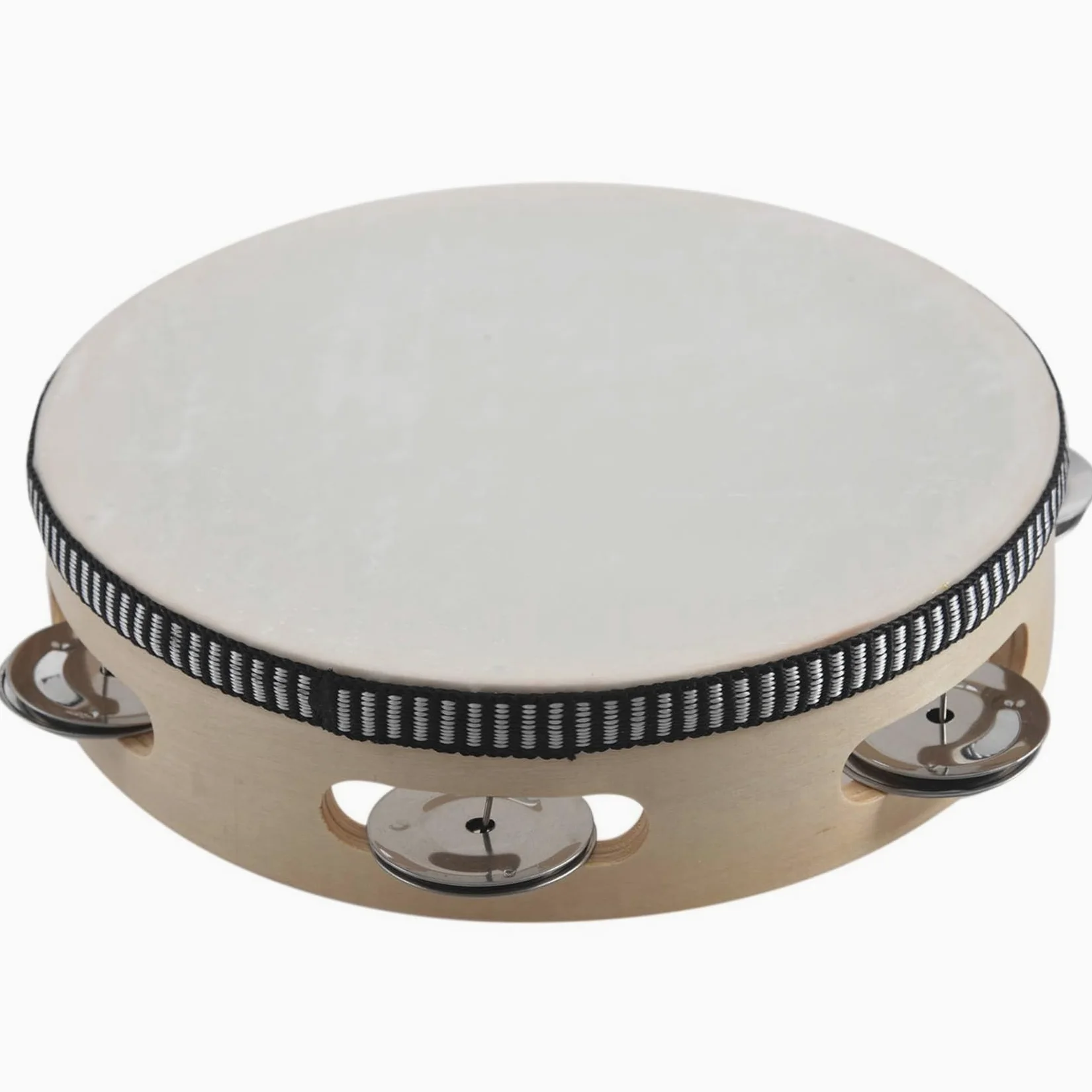 10X Tamburello Musicale da 7 Pollici con Percussione Rotonda per Partito KTV