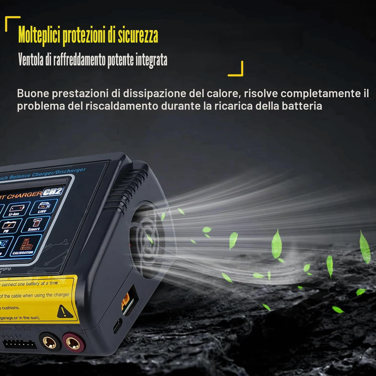 BuyWeek T240 DUO RC Caricabatterie Bilanciamento AC150W/DC240W 10A carica batteria per auto 3,2 pollici touch screen caricabatterie litio alta precisione per LiPo/Lilon/LiFe/NiMH/NiCd/PB/NiMH