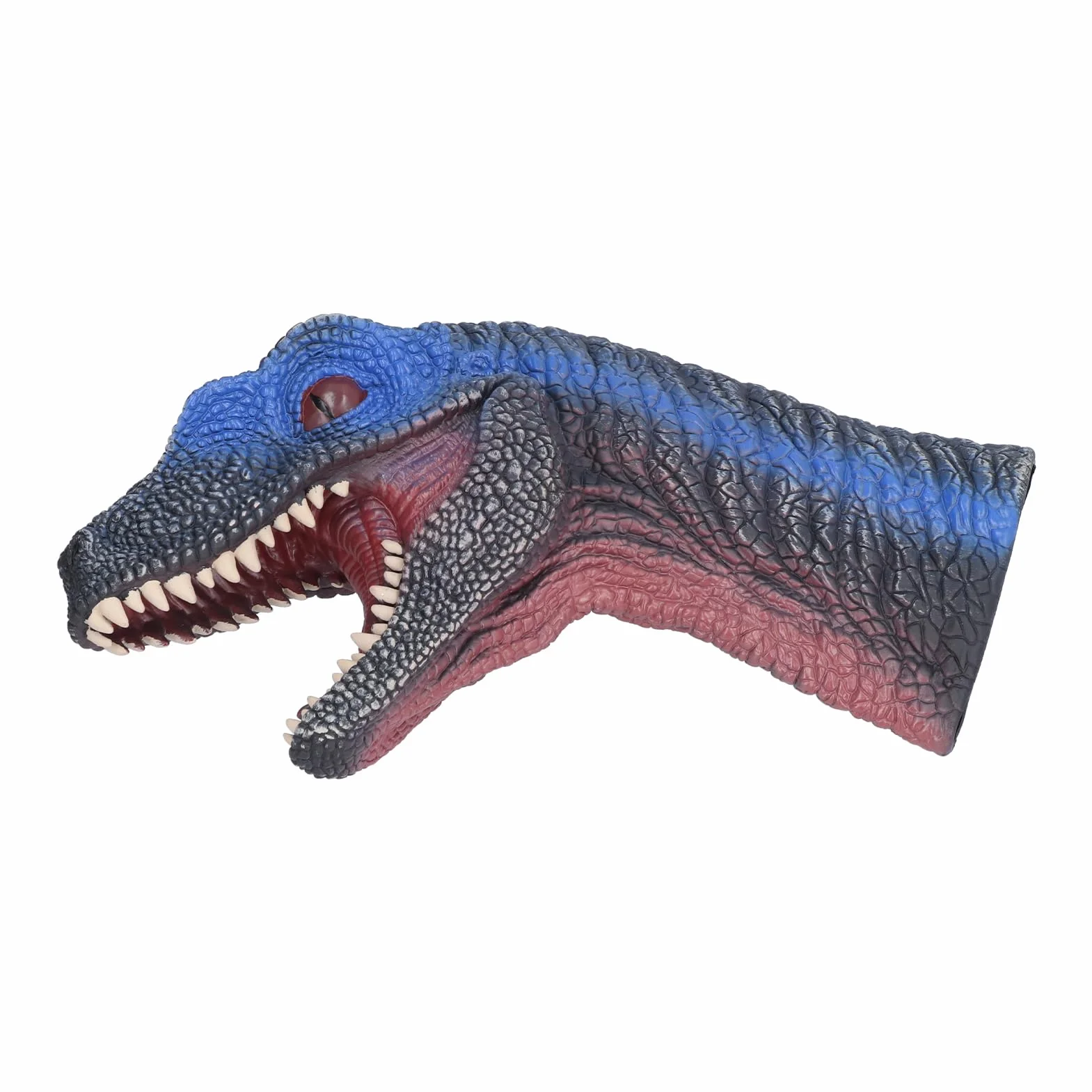 Burattino a Mano a Forma di Dinosauro, Giocattolo Interattivo in Morbida Gomma Atossica per Bambini
