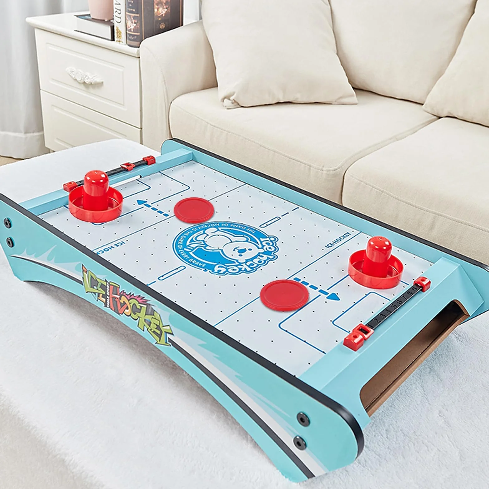 10 Pezzi di Dischi da Air Hockey, Set di Dischi da Air Hockey da 2 Pollici per Tavolo da Air Hockey