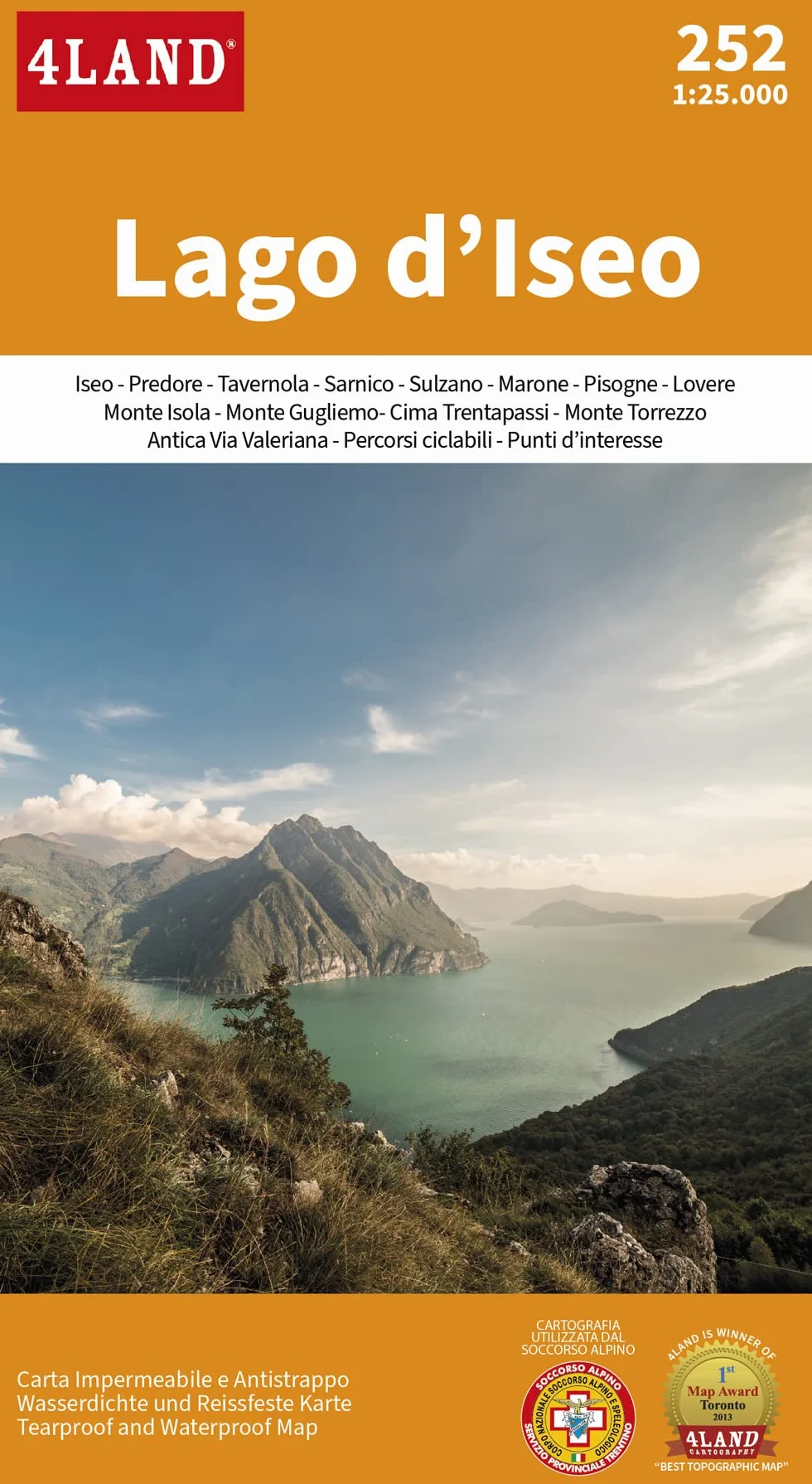 Lago d'Iseo 1:25.000