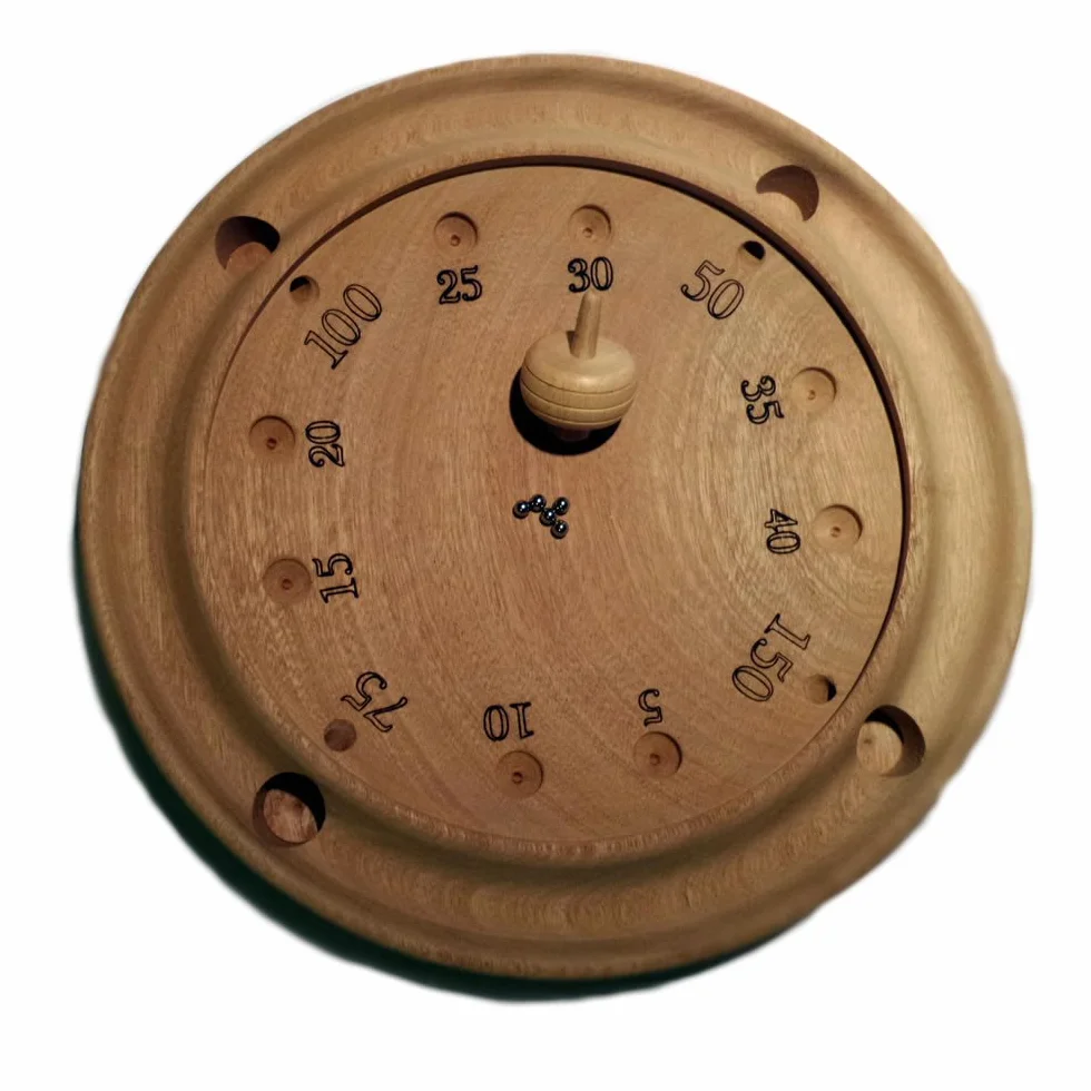 Roulette valdostana tonda in legno diam. 30 cm