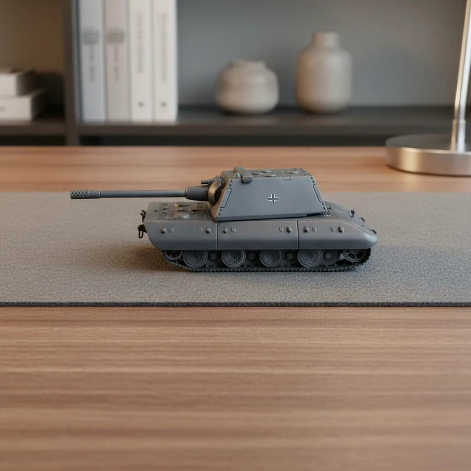 Modellino Pressofuso Del Carro Armato Heavy Tank Model Torretta Girevole Modellino Carro Armato 1:72 Dettagli con Dettagli Collezionisti, Scrivania, style to 1