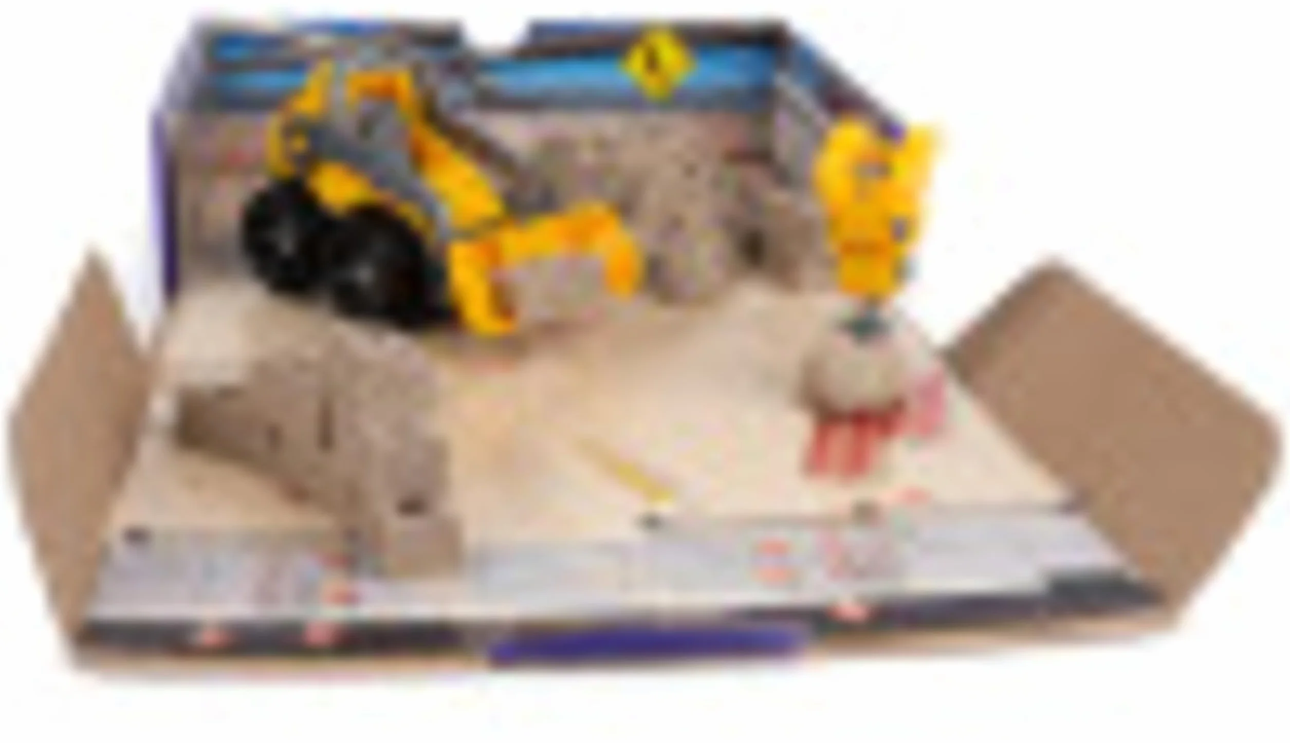 Kinetic Sand, Set Cantiere con Veicolo da Lavoro, 454Gr di Sabbia, dai 3 Anni - 6044178