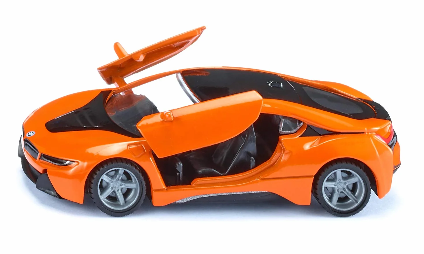 Siku BMW i8 LCI 1:50 Orange/Schwarz Metall/Kunststoff