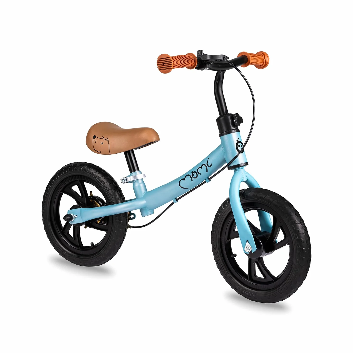 MoMi BREKI Bicicletta senza pedali per bambine e per bambini e bambini a partire da 3 anni (peso corporeo massimo 25 kg), telaio in metallo stabile e leggero con un peso di 3 kg