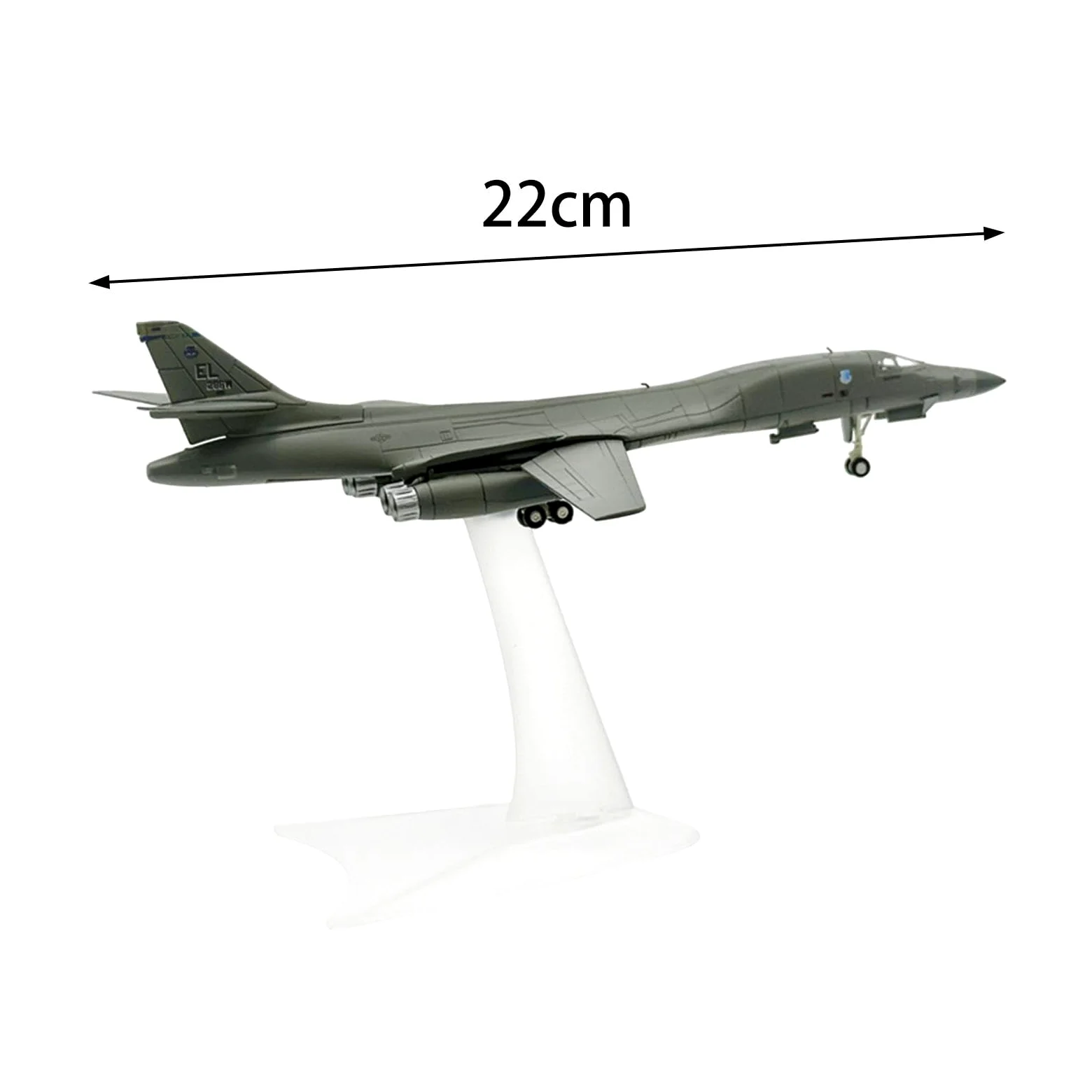 Aeromodello B Da Collezione | modello diecast, supporto trasparente, per esposizione